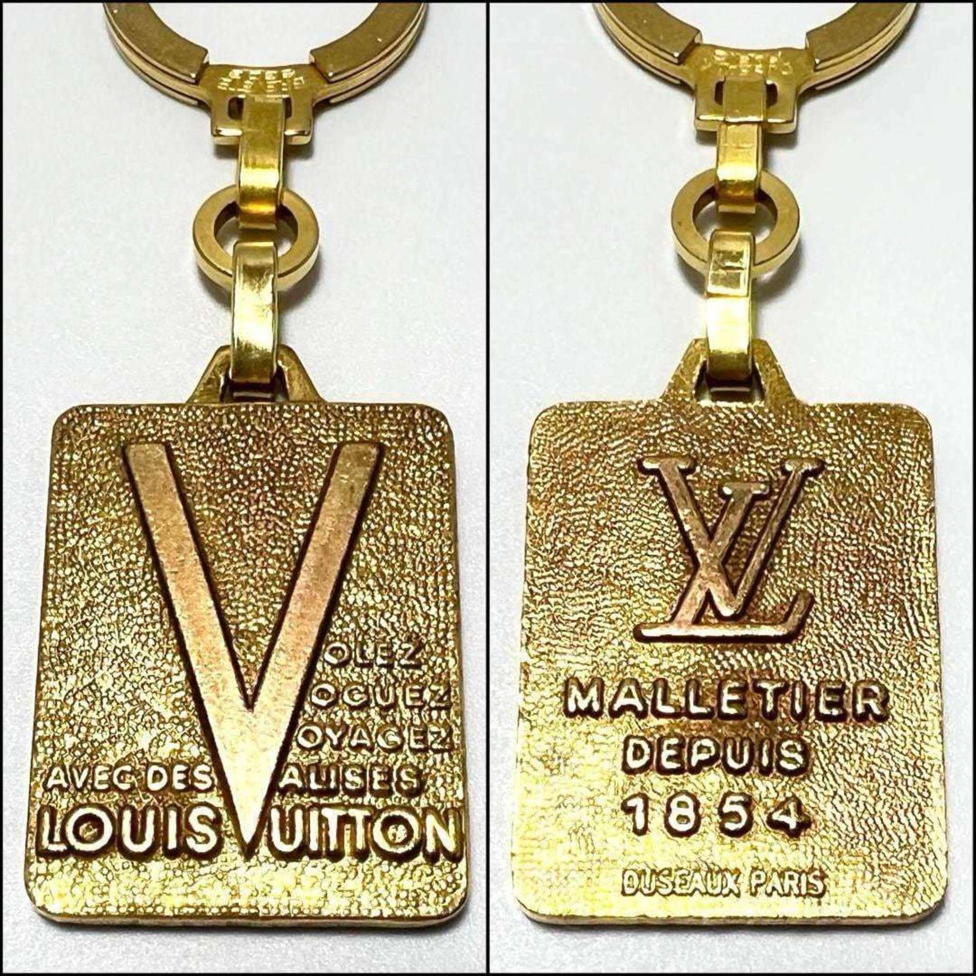 Louis Vuitton Louis Vuitton Men's Key Holder Ring Gold Color Size ONE SIZE - 6 Thumbnail
