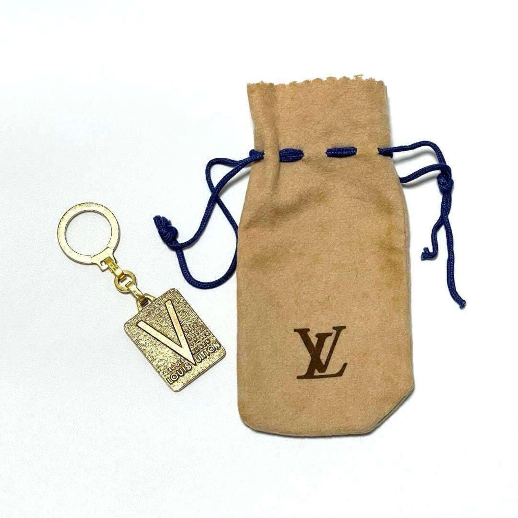 Louis Vuitton Louis Vuitton Men's Key Holder Ring Gold Color Size ONE SIZE - 10 Thumbnail