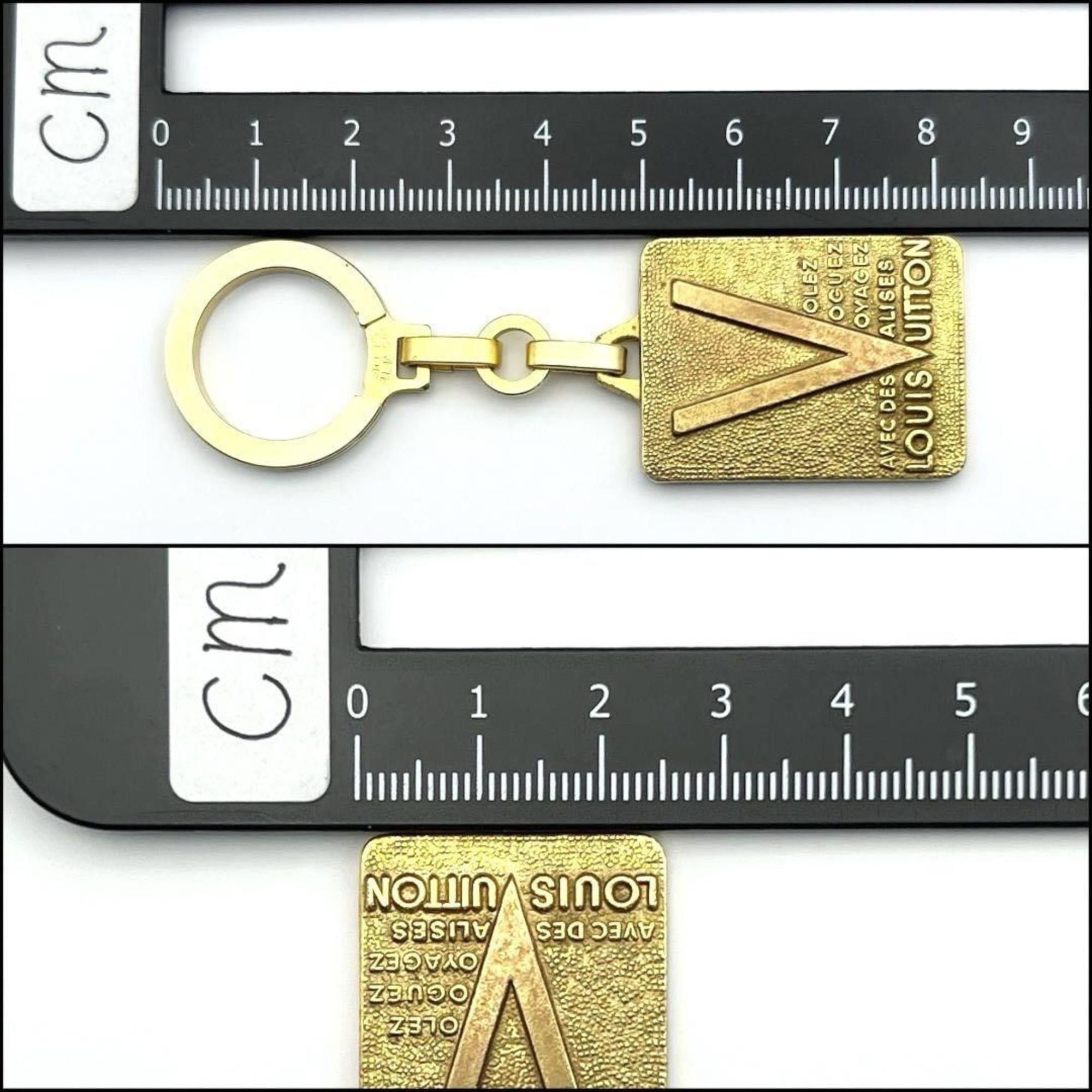 Louis Vuitton Louis Vuitton Men's Key Holder Ring Gold Color Size ONE SIZE - 9 Thumbnail