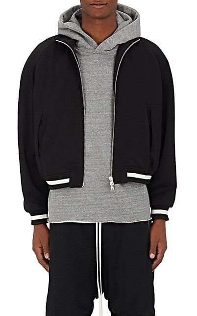 Fear of God Black Double Knit Track Jacket | Grailed