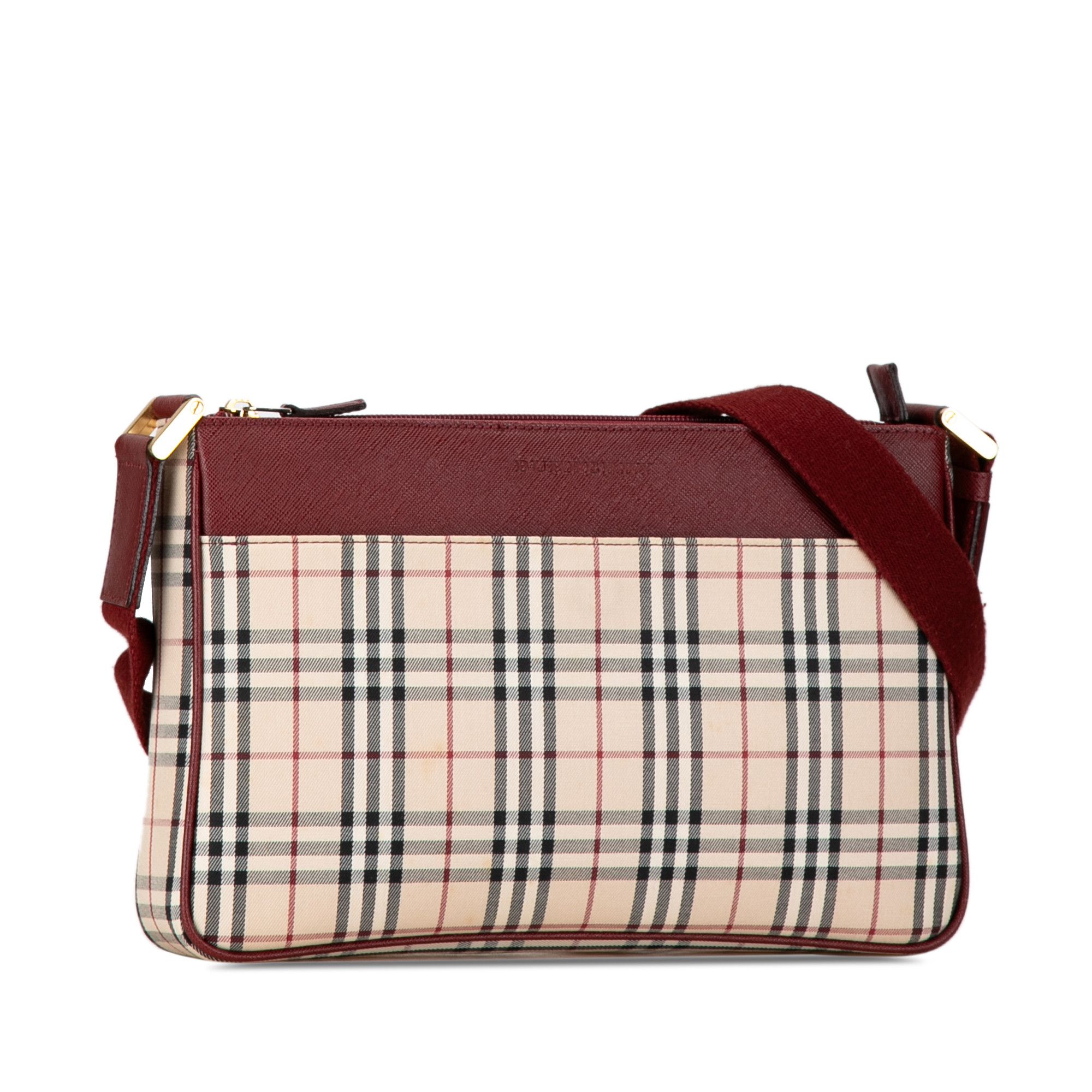 Burberry Burberry House Check Canvas Crossbody Size ONE SIZE - 2 Thumbnail