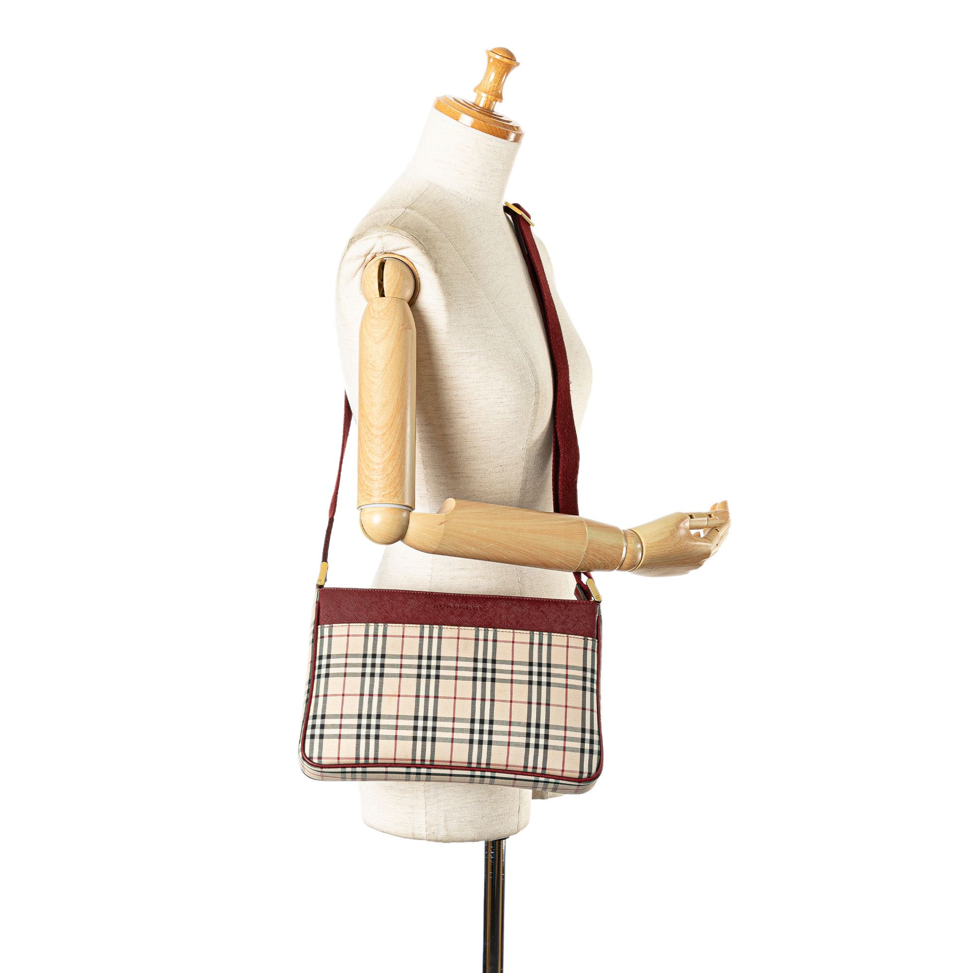 Burberry Burberry House Check Canvas Crossbody Size ONE SIZE - 9 Thumbnail