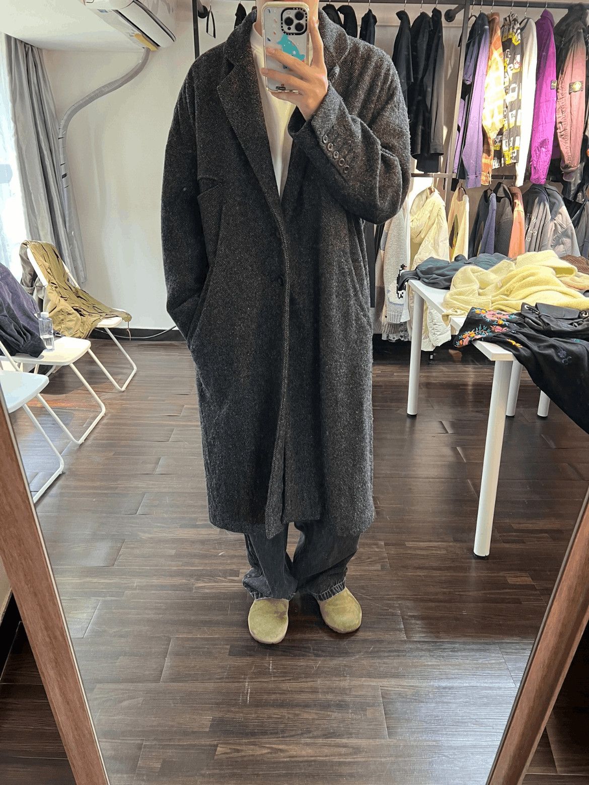 Ziggy Chen Ziggy Chen oversized wool coat - DMC | Grailed