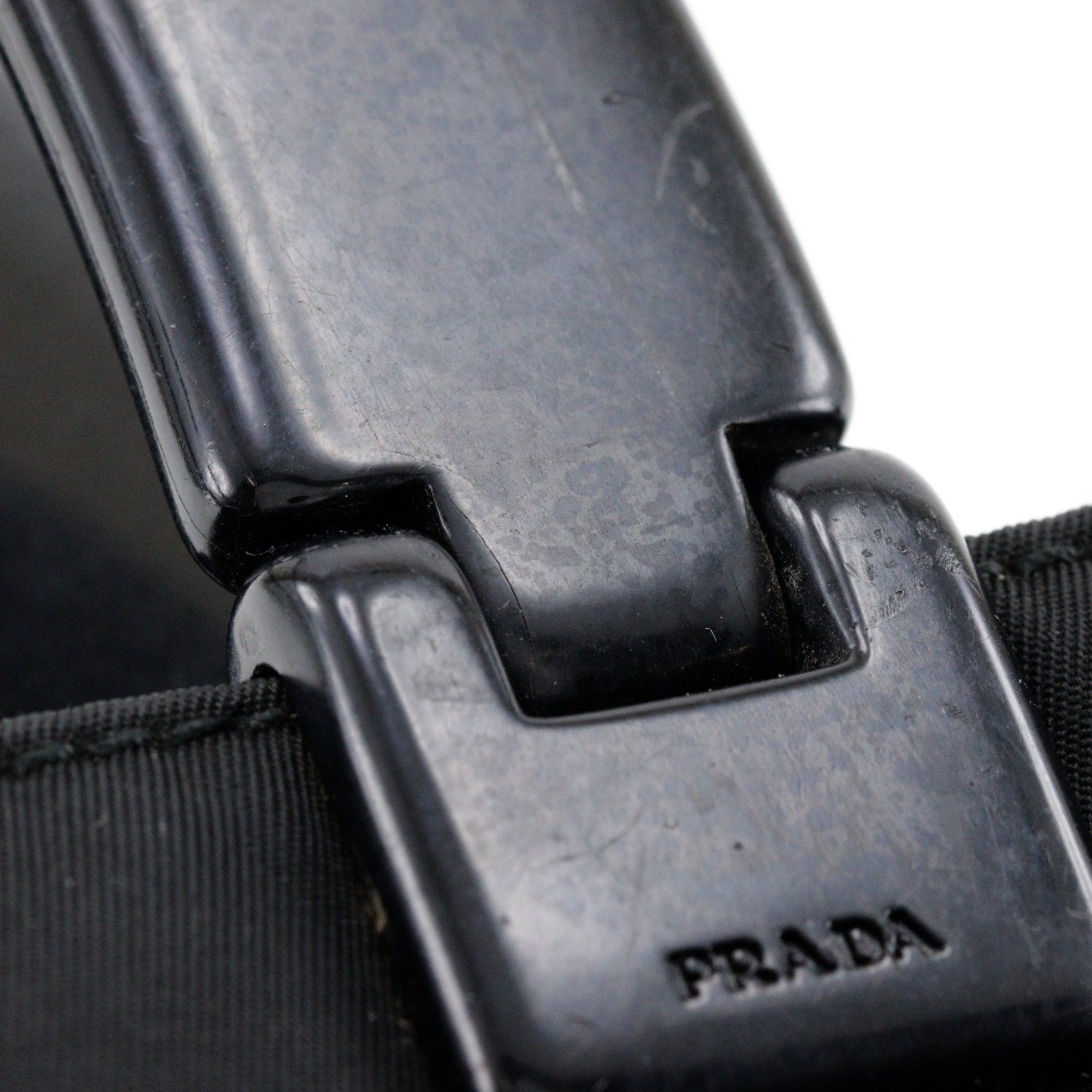 Prada PRADA Handbag Nylon Black A5 Women's S170124585 Size ONE SIZE - 9 Thumbnail