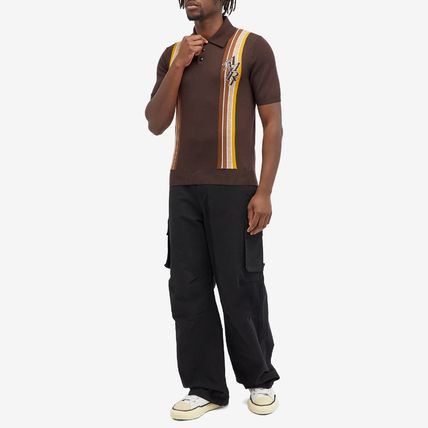 Amiri Striped Collar Polo Shirt Size US L / EU 52-54 / 3 - 4 Thumbnail