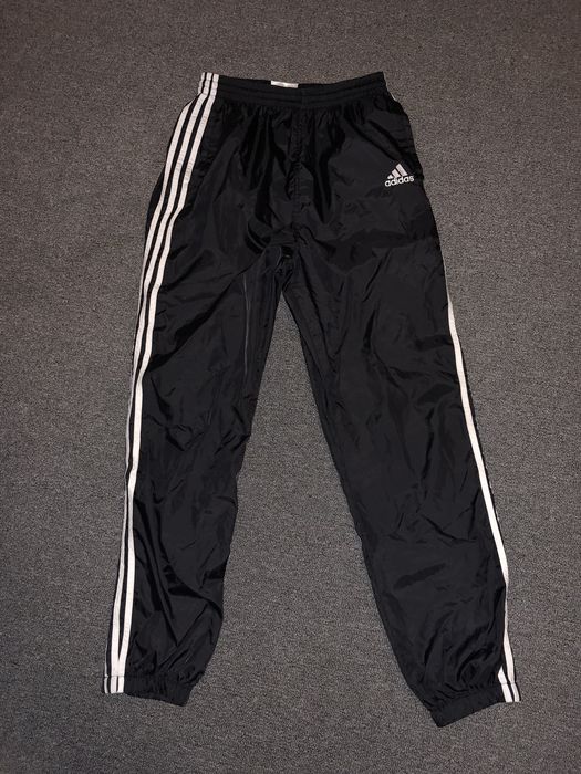 Adidas Vintage Navy Track Pants Baggy Tracksuit Bottoms Trousers Men S –  apthriftfashion