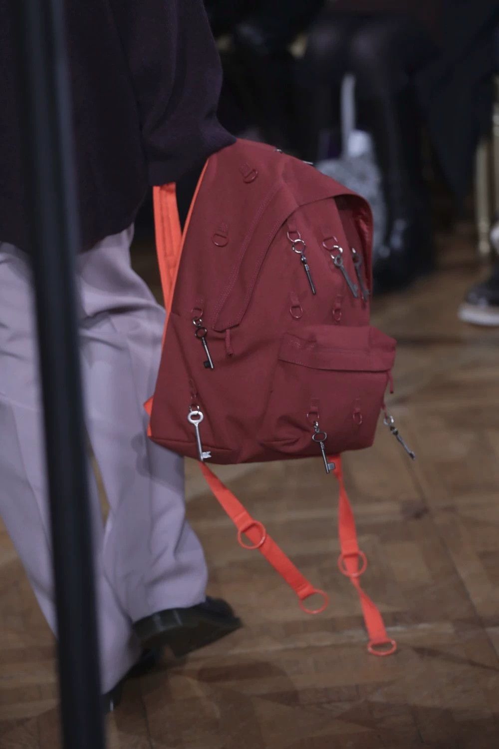 Raf Simons Raf Simons Eastpak 19ss spot red rings backpack | Grailed