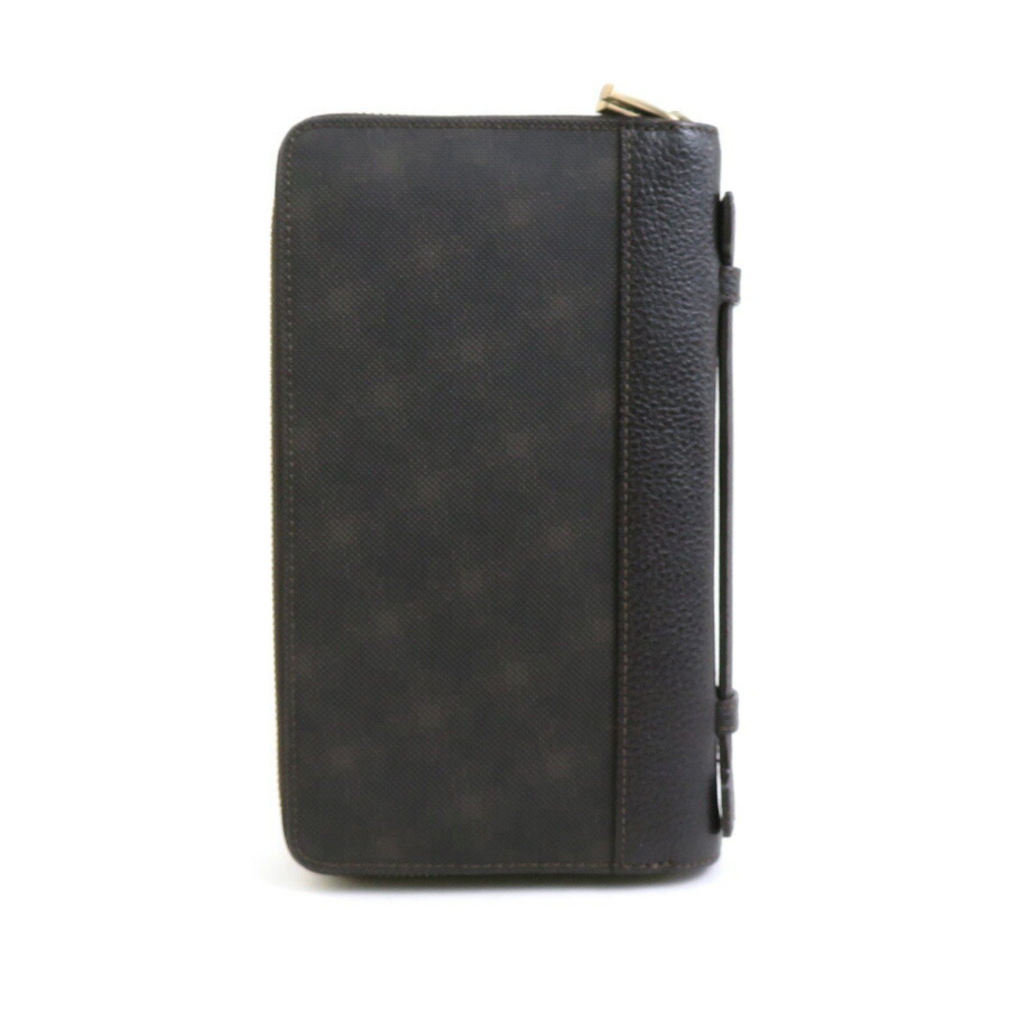 Alfred Dunhill Dunhill Organizer Second Bag Leather Brown Men's R10094G Size ONE SIZE - 2 Thumbnail