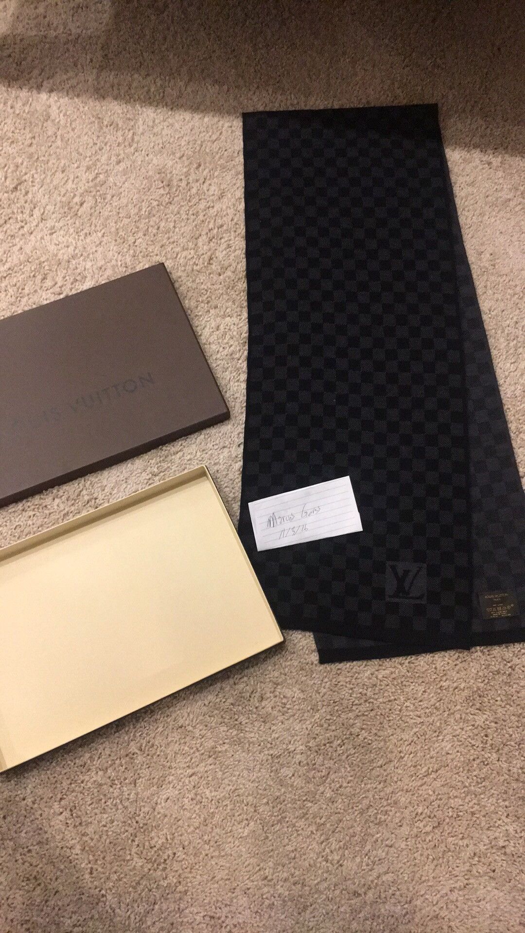 DAMIER PETIT SCARF