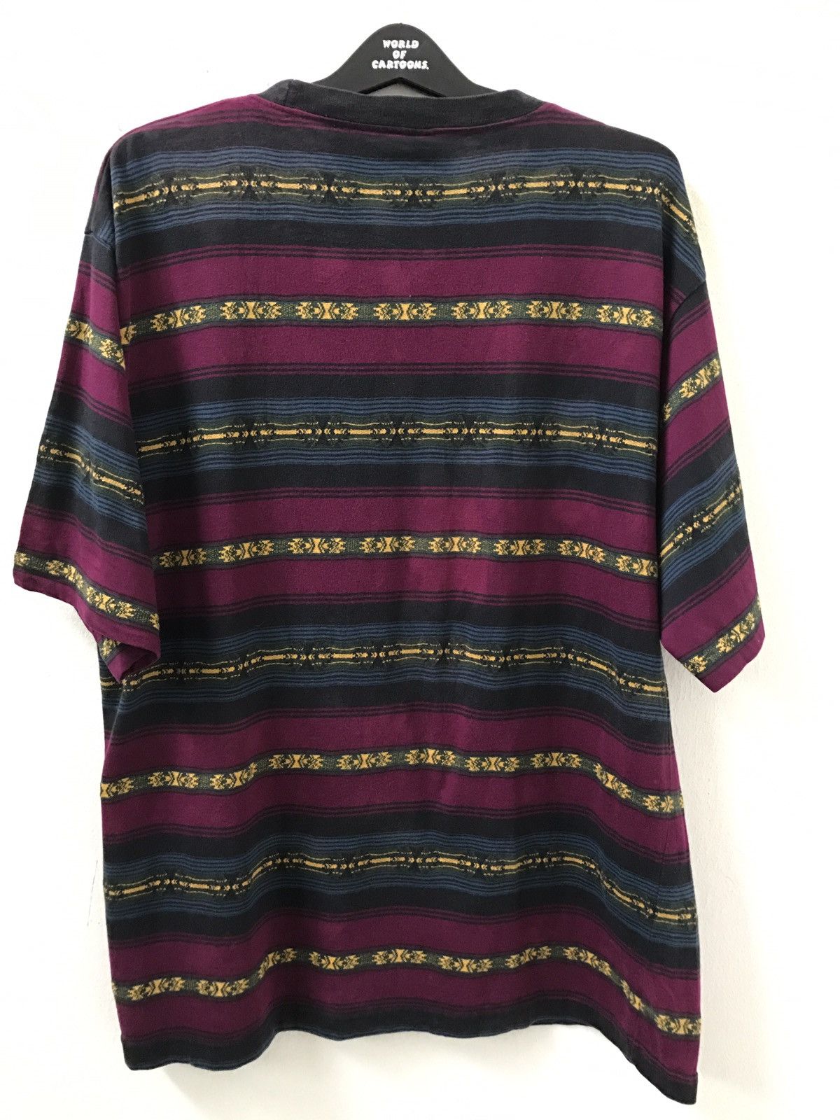 Anchor Blue Vintage 90s Anchor Blue Tribal Striped tees Size US XL / EU 56 / 4 - 6 Thumbnail