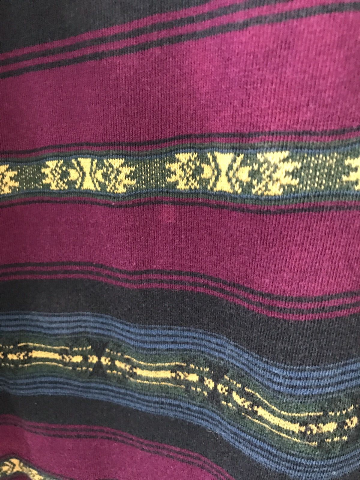 Anchor Blue Vintage 90s Anchor Blue Tribal Striped tees Size US XL / EU 56 / 4 - 3 Thumbnail