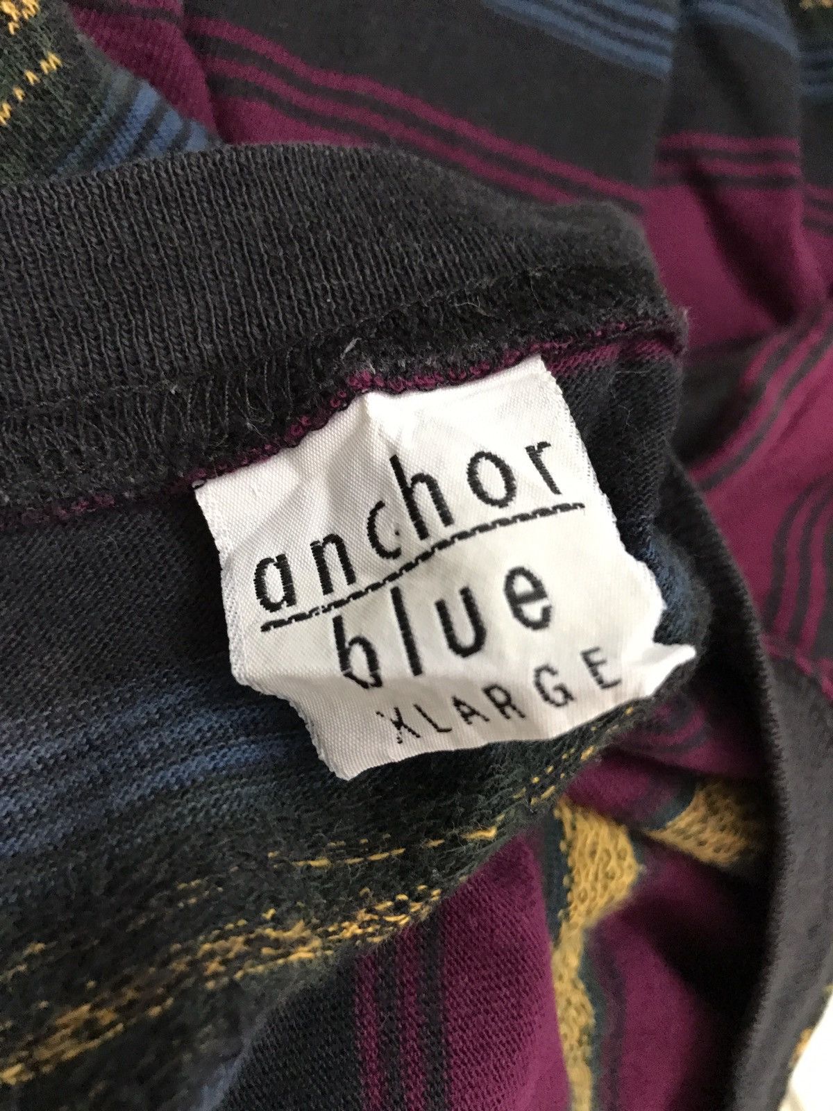 Anchor Blue Vintage 90s Anchor Blue Tribal Striped tees Size US XL / EU 56 / 4 - 8 Thumbnail