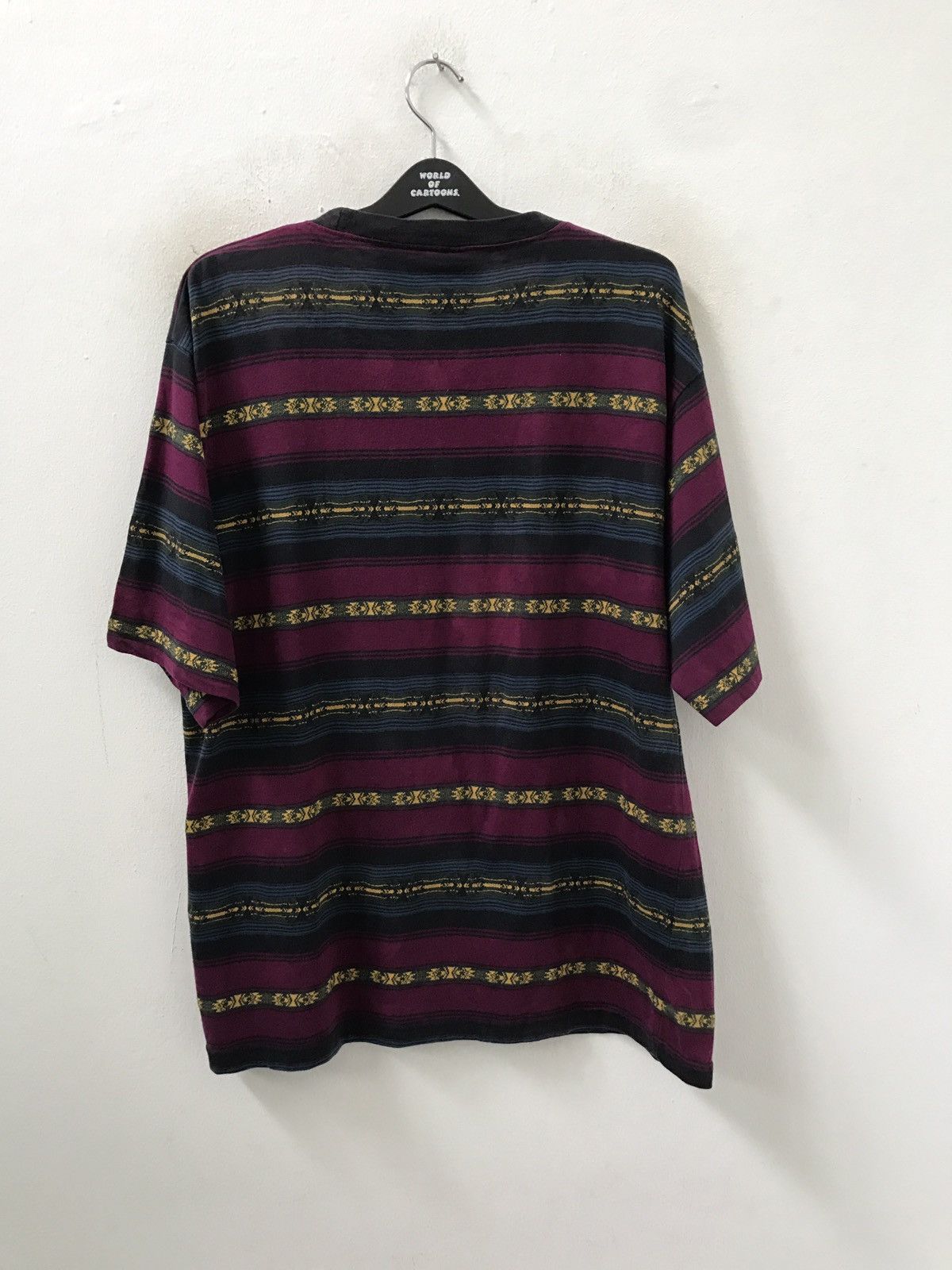 Anchor Blue Vintage 90s Anchor Blue Tribal Striped tees Size US XL / EU 56 / 4 - 7 Thumbnail