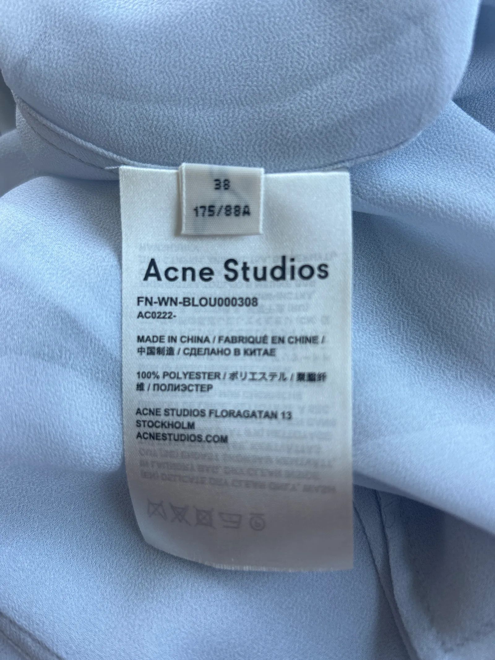 Acne Studios Acne Studios Blouse Size S / US 4 / IT 40 - 3 Thumbnail
