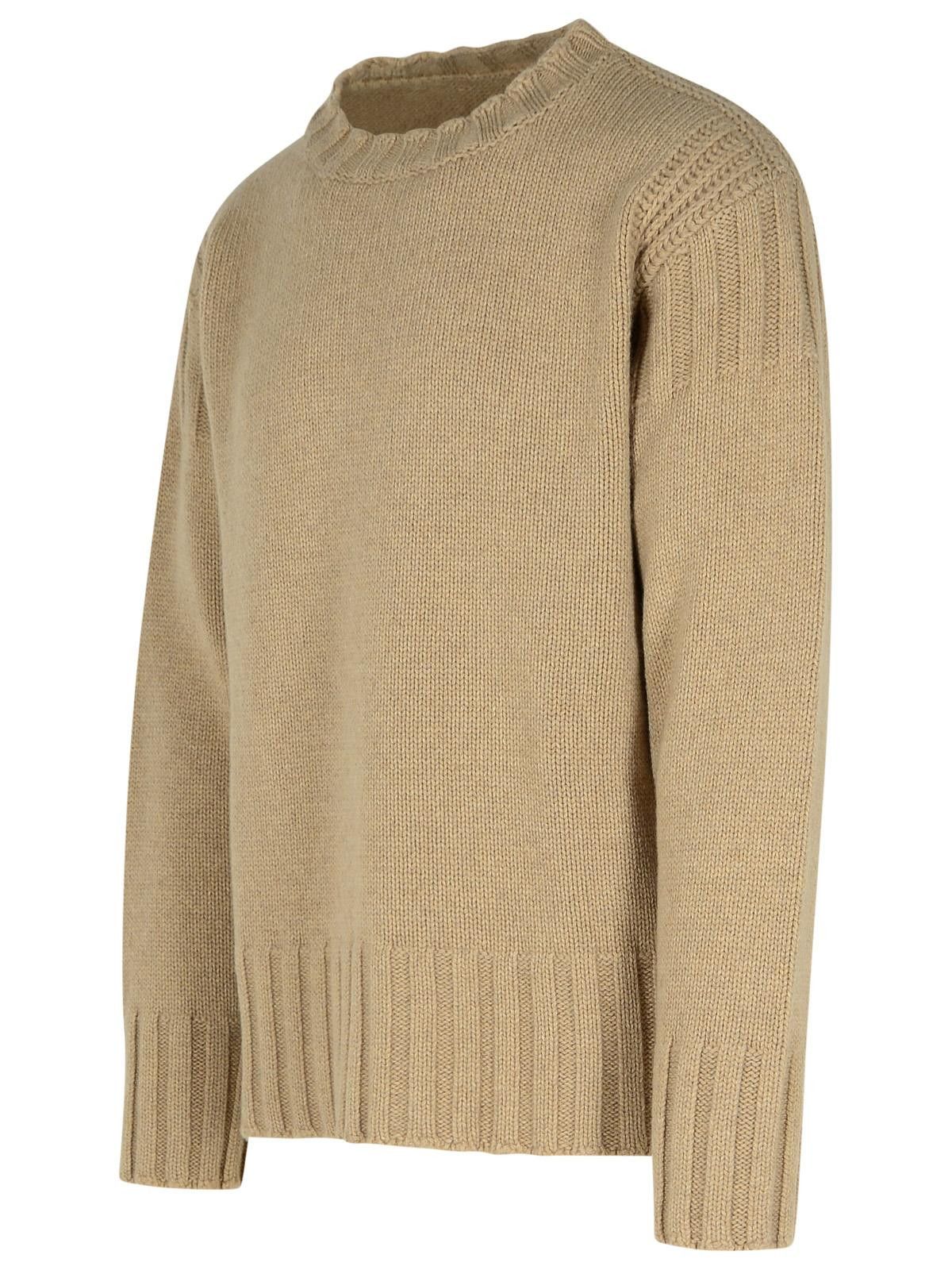 Jil Sander JIL SANDER Beige Cashmere Sweater Size US L / EU 52-54 / 3 - 2 Thumbnail