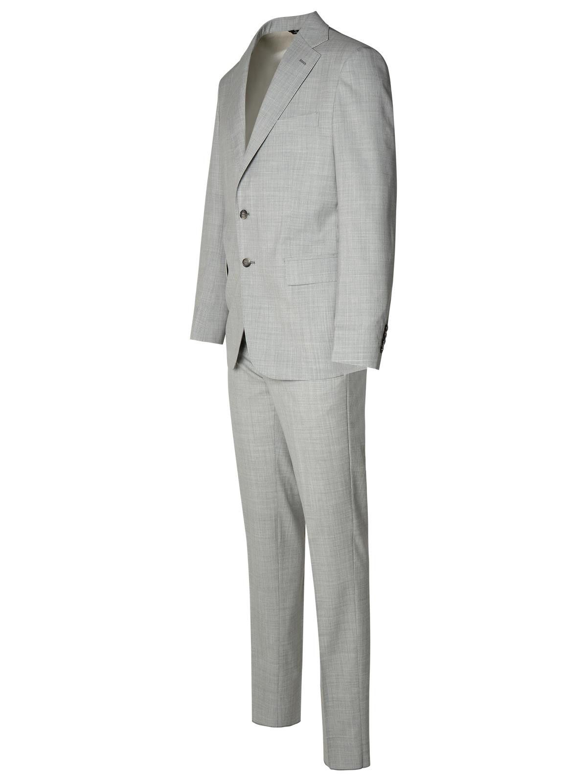 Brian Dales BRIAN DALES Grey Wool Suit Size US M / EU 48-50 / 2 - 2 Thumbnail
