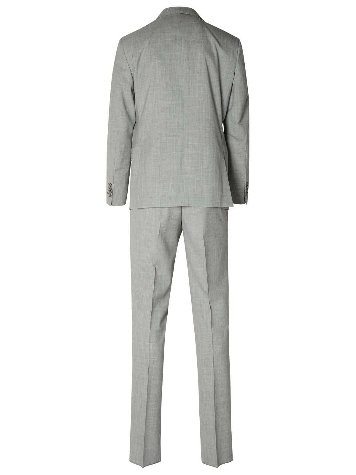 Brian Dales BRIAN DALES Grey Wool Suit Size US XL / EU 56 / 4 - 3 Thumbnail
