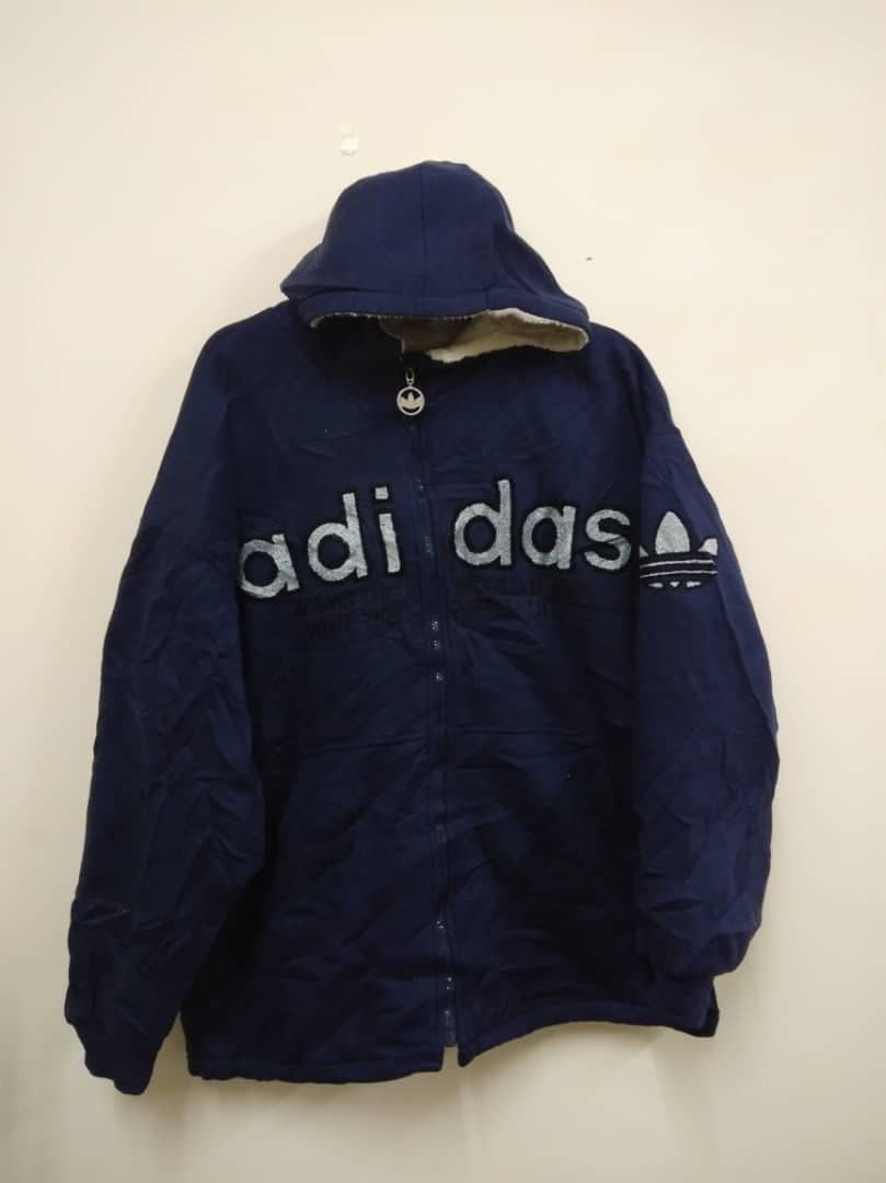 Adidas Adidas X Descente Spellout Sweater Hoodie Size US XL / EU 56 / 4 - 1 Thumbnail