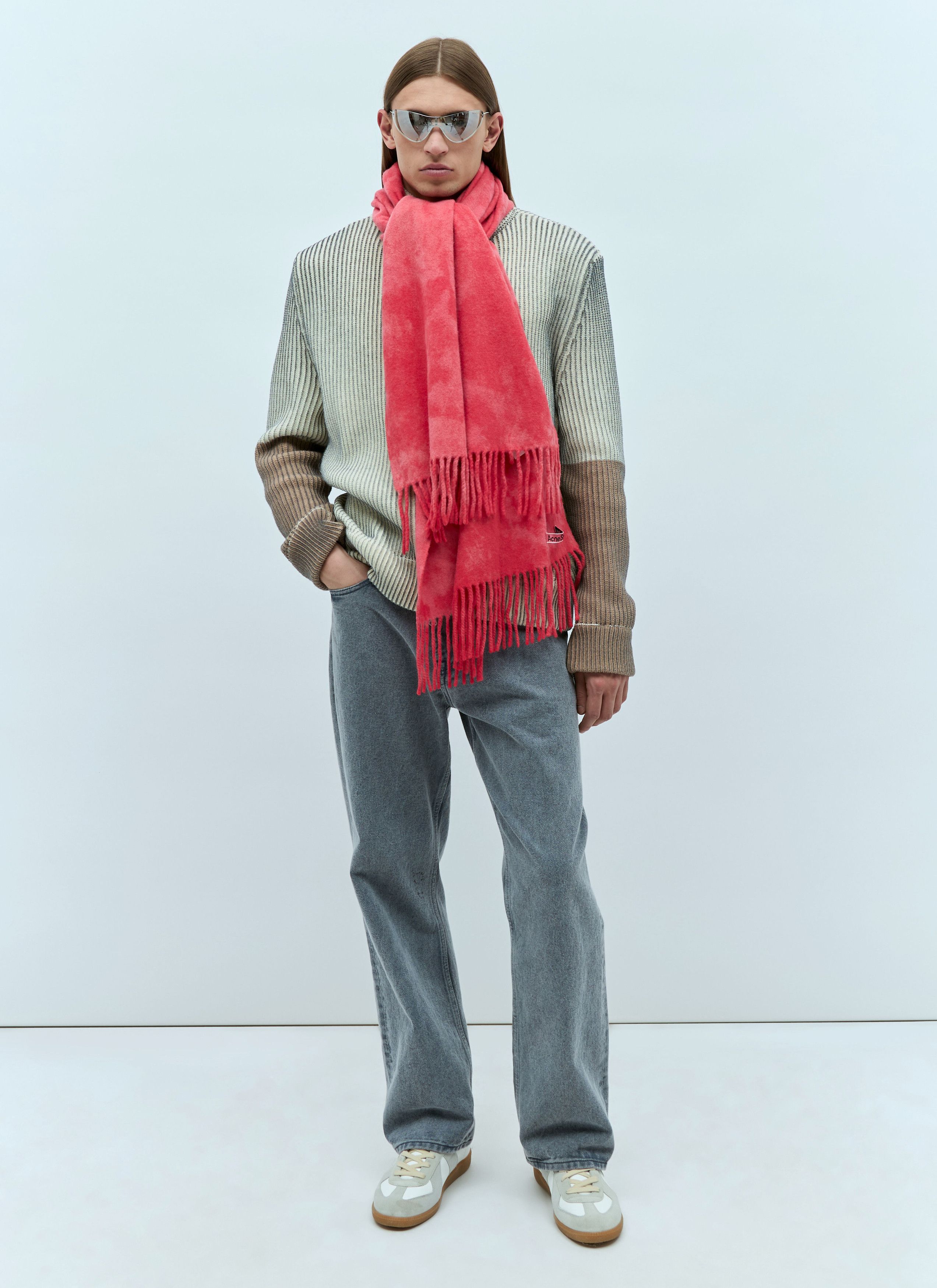 Acne Studios Narrow Tie-Dye Wool Scarf Size ONE SIZE - 4 Thumbnail