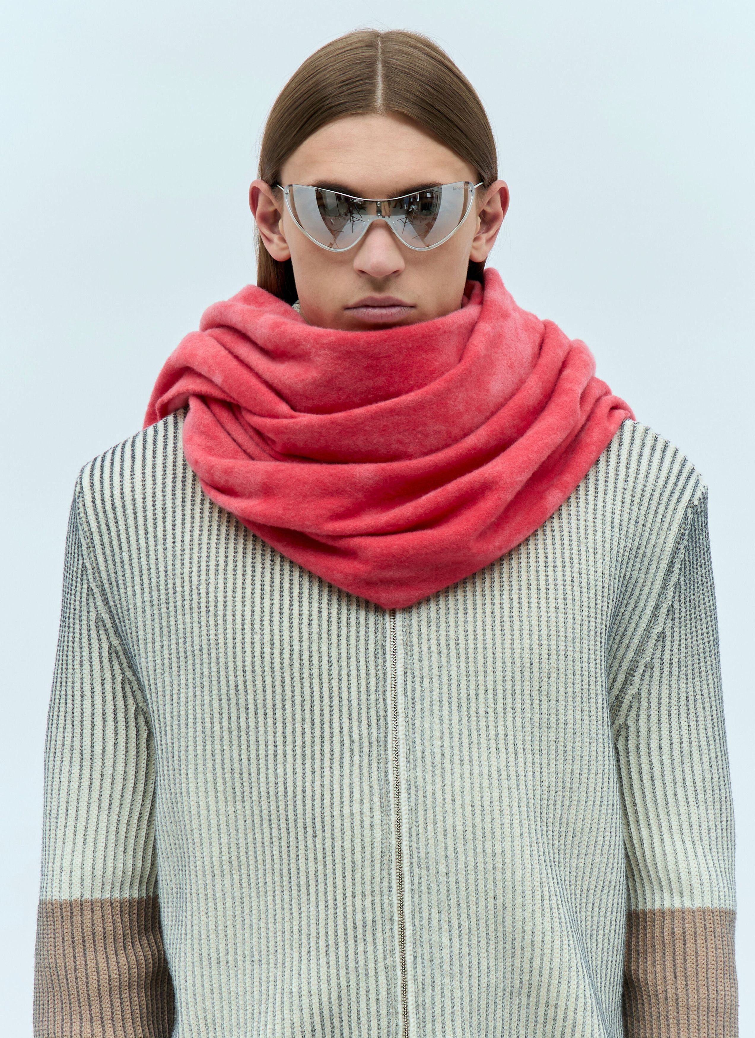 Acne Studios Narrow Tie-Dye Wool Scarf Size ONE SIZE - 2 Thumbnail