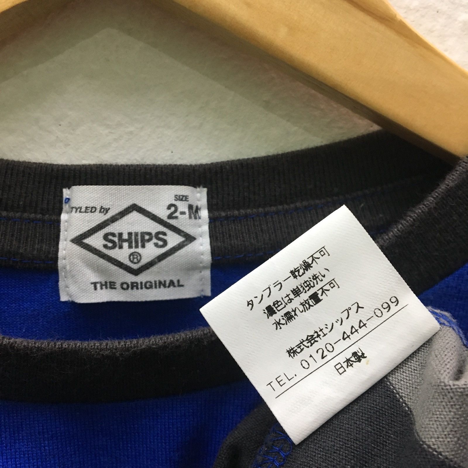 SHIPS Ships Japanese Brand Stripe T-shirts Made In Japan Size US M / EU 48-50 / 2 - 5 Thumbnail