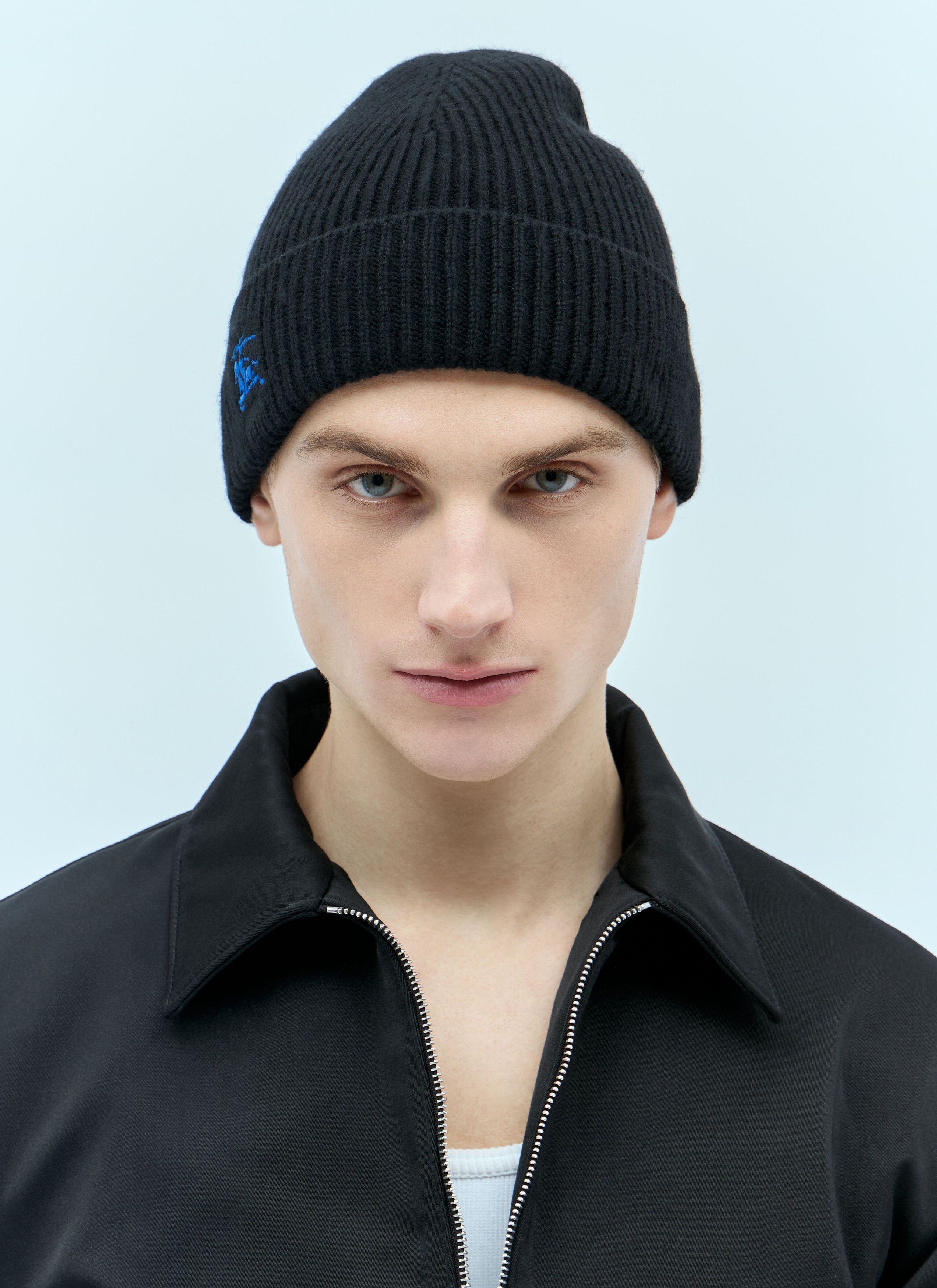 Burberry Ribbed Cashmere Beanie Size ONE SIZE - 2 Thumbnail