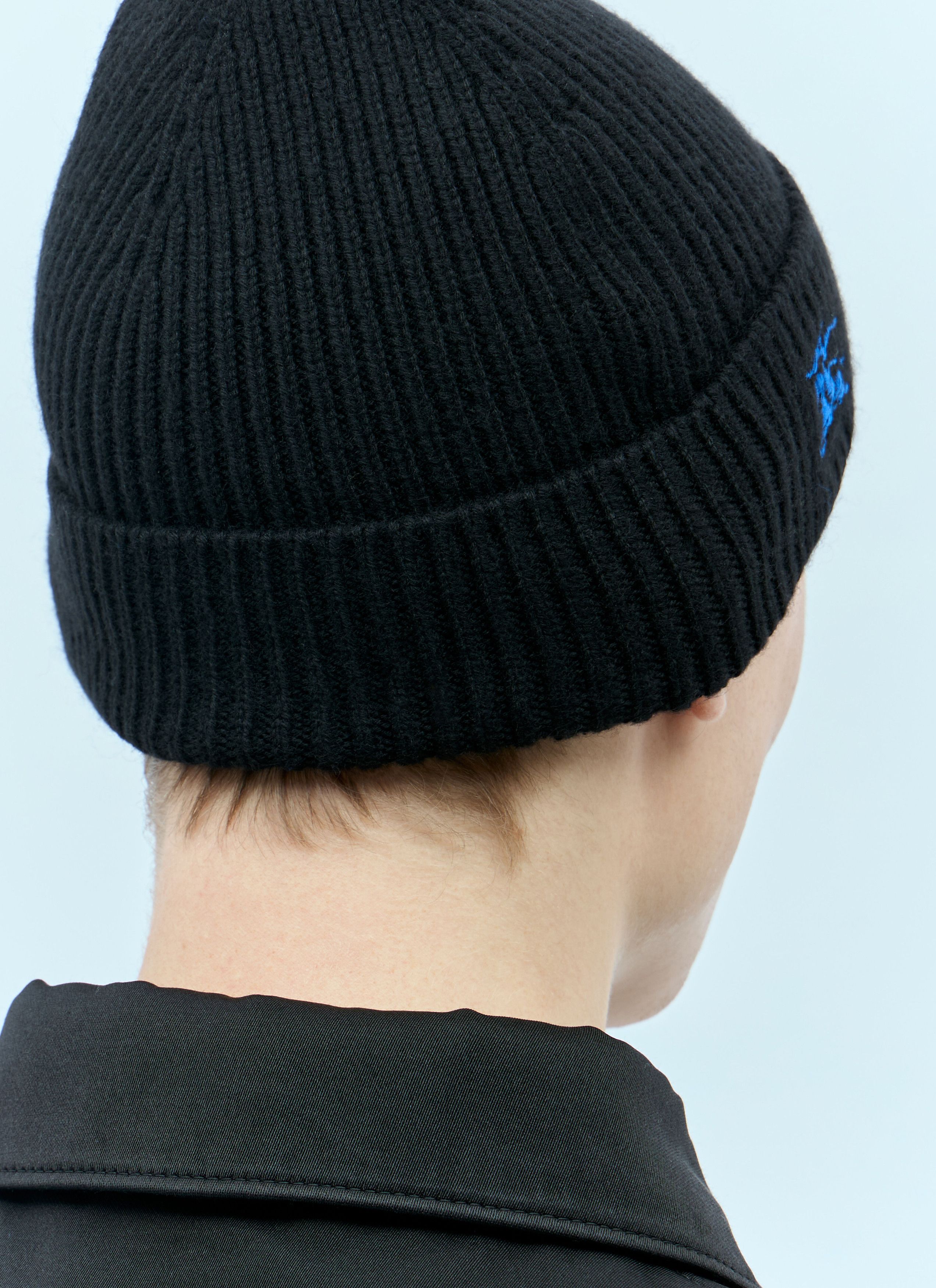 Burberry Ribbed Cashmere Beanie Size ONE SIZE - 5 Thumbnail