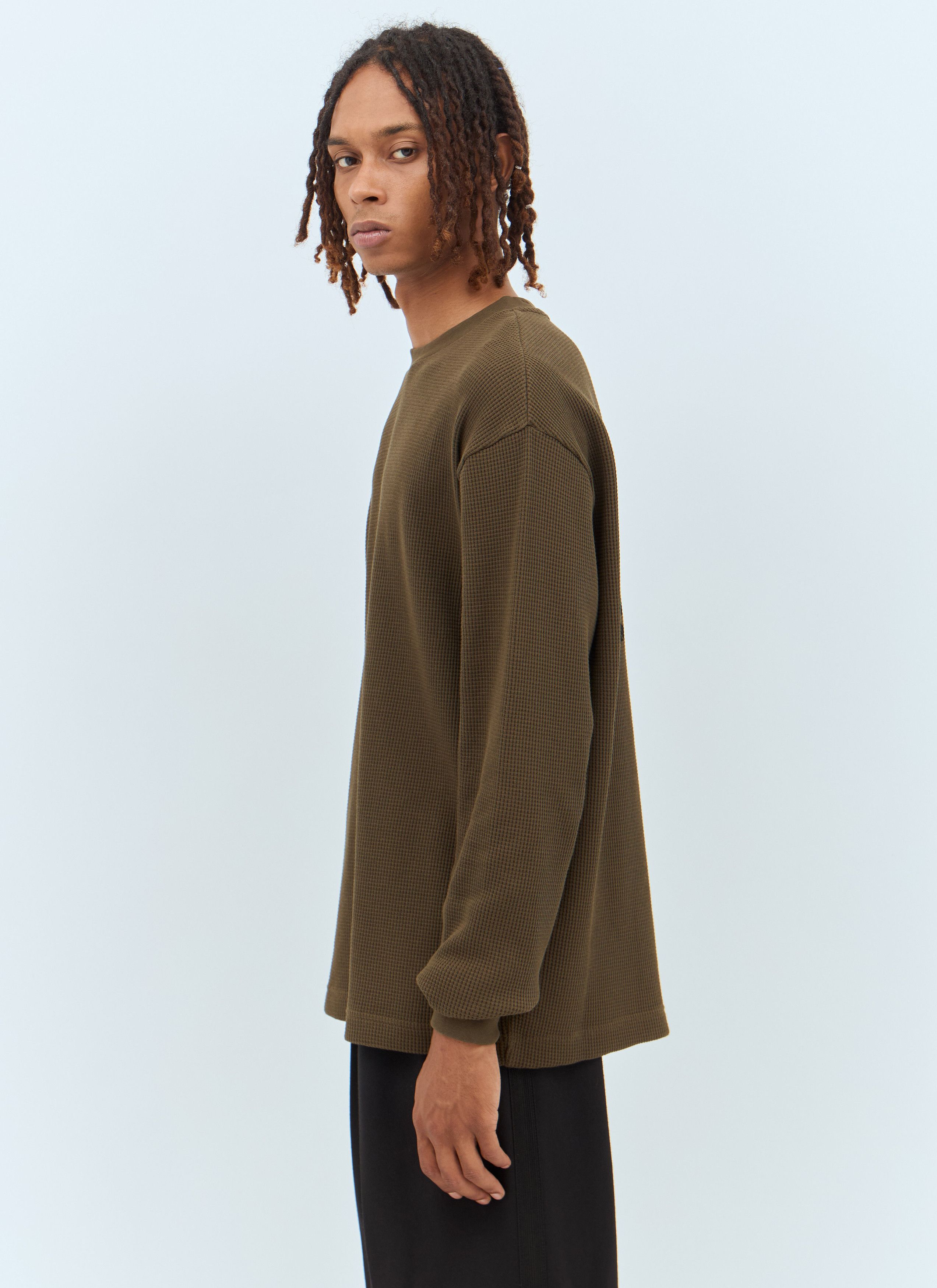 Burberry EKD Waffle Knit Top Size US XL / EU 56 / 4 - 4 Thumbnail