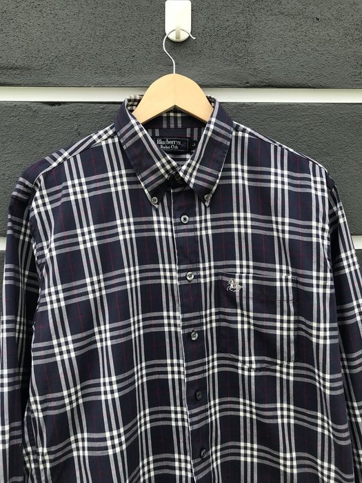 Blueberry burberry store button up