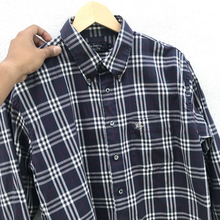 Blueberry burberry store button up