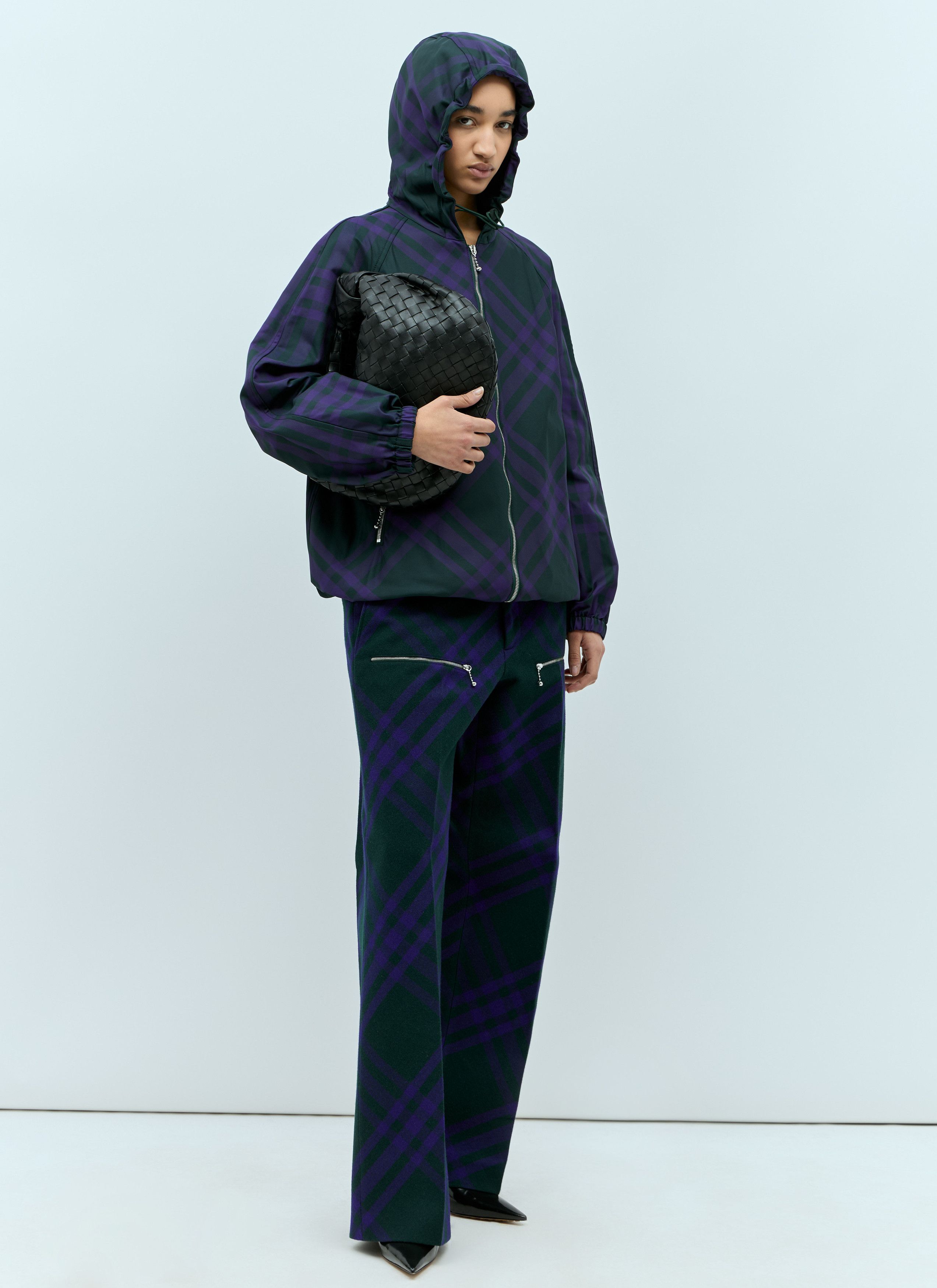 Burberry(バーバリー)Check Nylon-Twill Windbreaker Jacket 0400022109884_BLACKCHECK?wid=