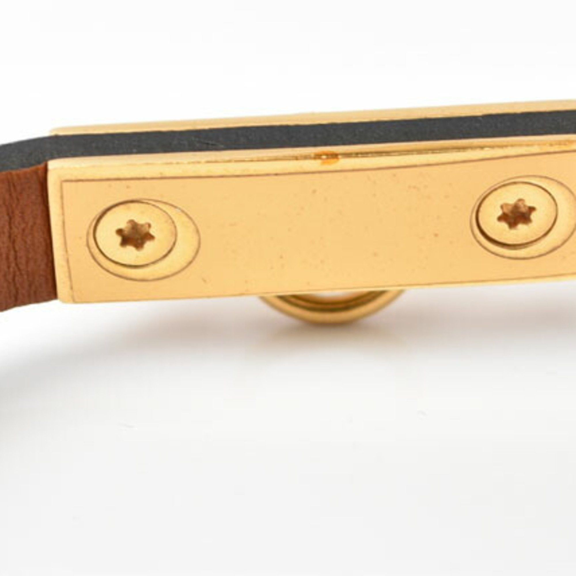Hermes Hermes Bangle Bracelet HERMES Micro Rival Black Gold XS Size Size ONE SIZE - 3 Thumbnail