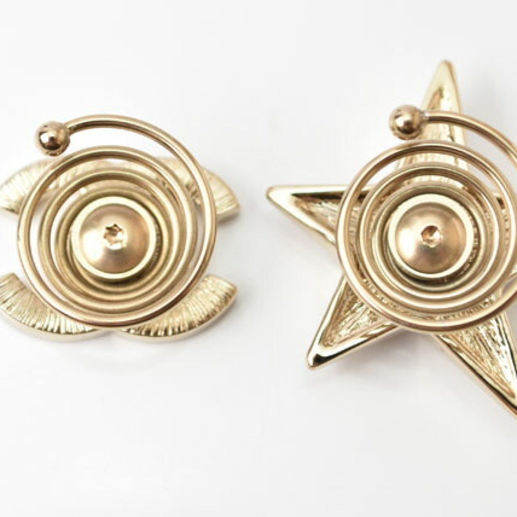 Chanel Chanel Hair CHANEL Rhinestone Coco Mark Star Gold Size ONE SIZE - 5 Thumbnail