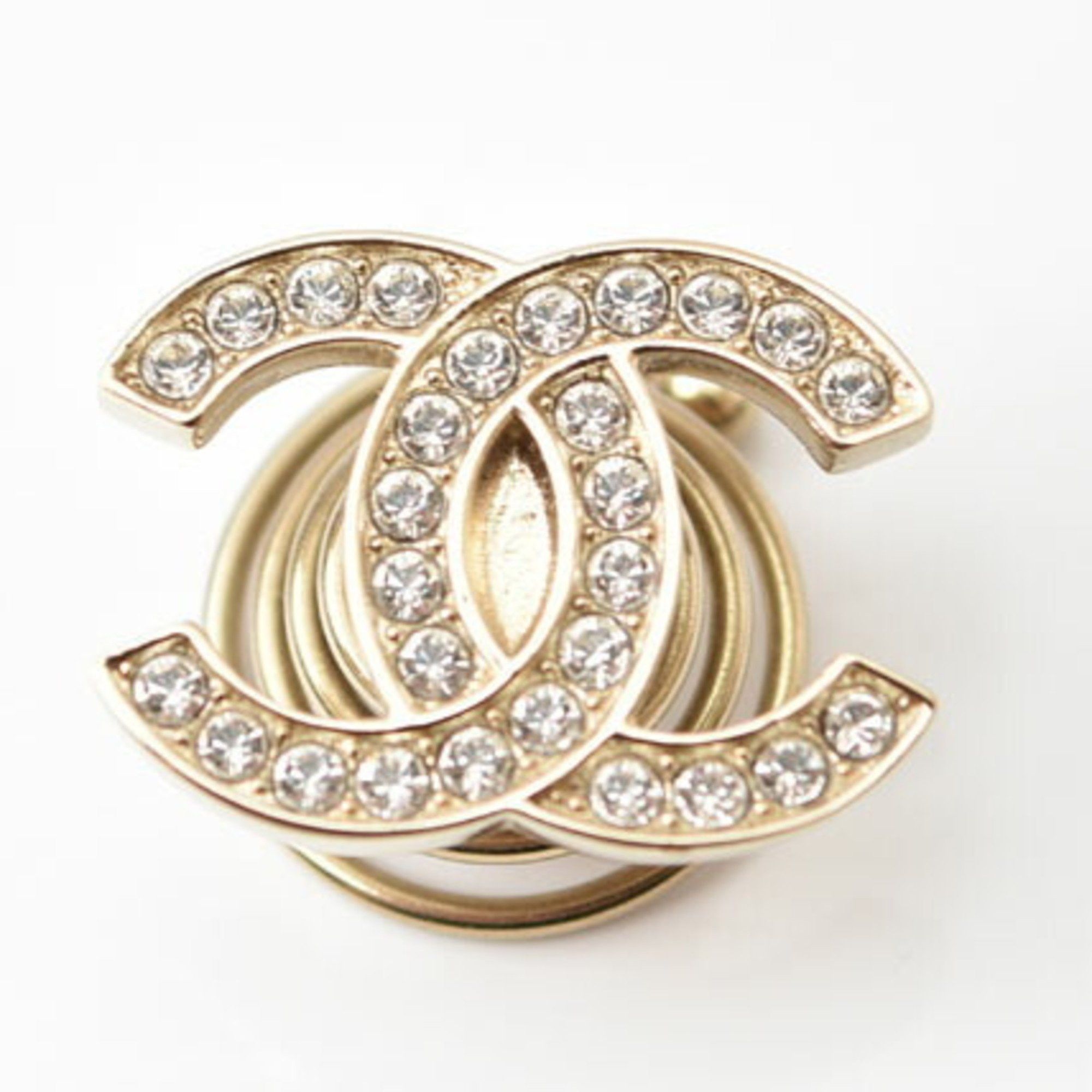 Chanel Chanel Hair CHANEL Rhinestone Coco Mark Star Gold Size ONE SIZE - 3 Thumbnail