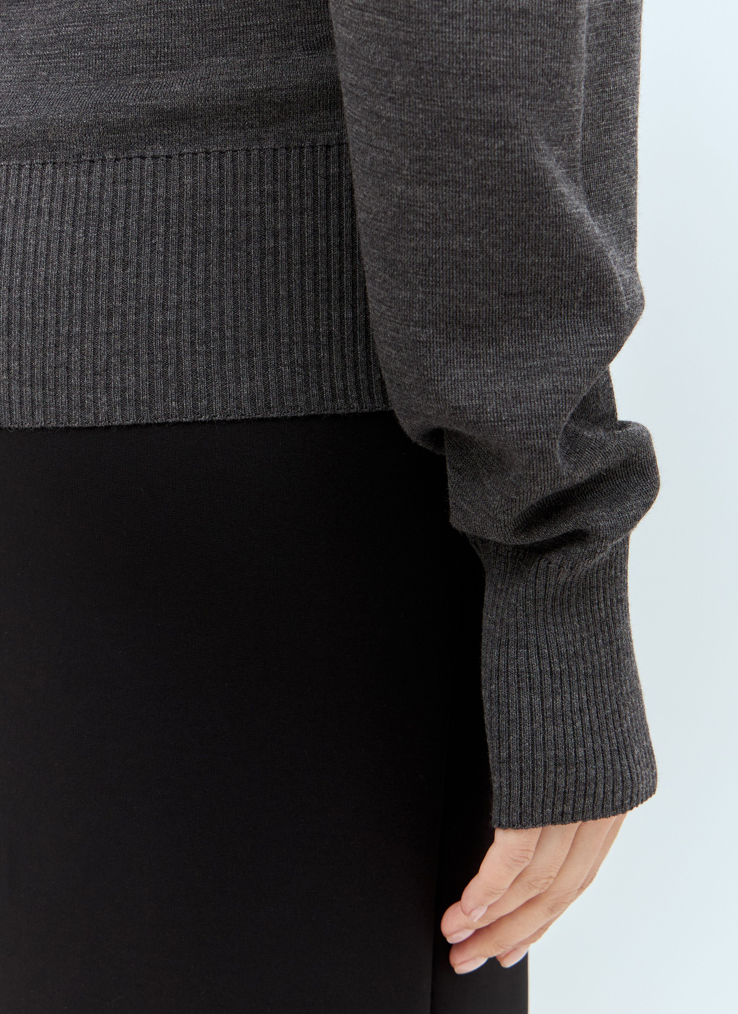 Burberry Wool High Neck Sweater Size L / US 10 / IT 46 - 4 Thumbnail