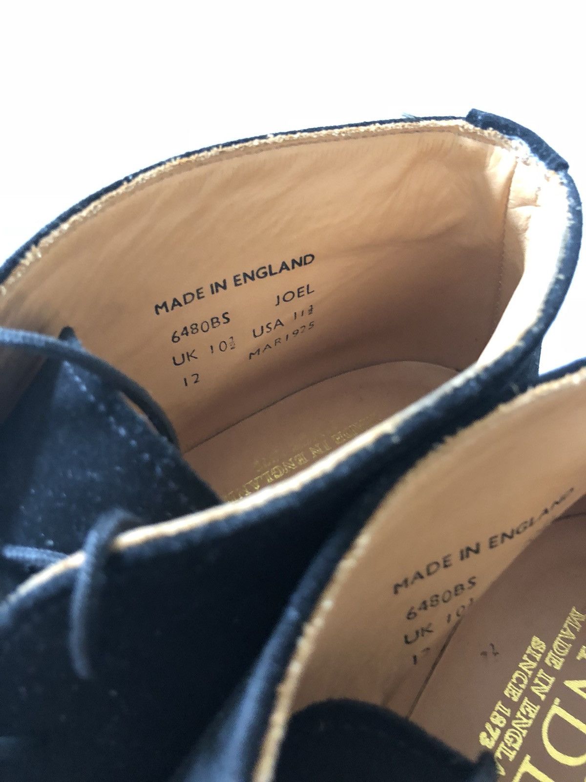 Sanders Black Suede Playboy Chukka Boot On Crepe Sole Size US 11.5 / EU 44-45 - 5 Thumbnail