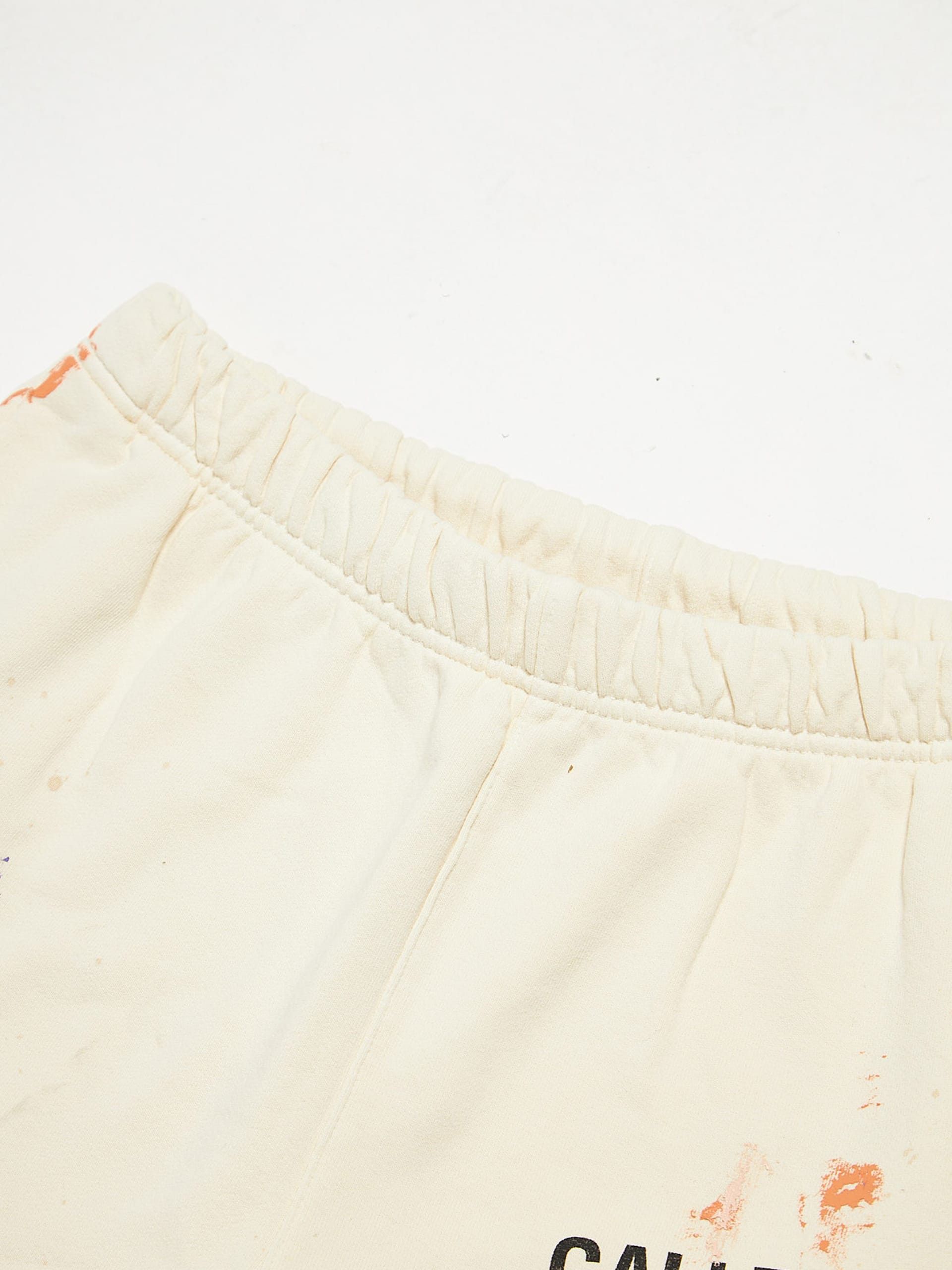 Gallery Dept. Beige Logo Printed Painted Cotton Sweatpants Size US 34 / EU 50 - 3 Thumbnail