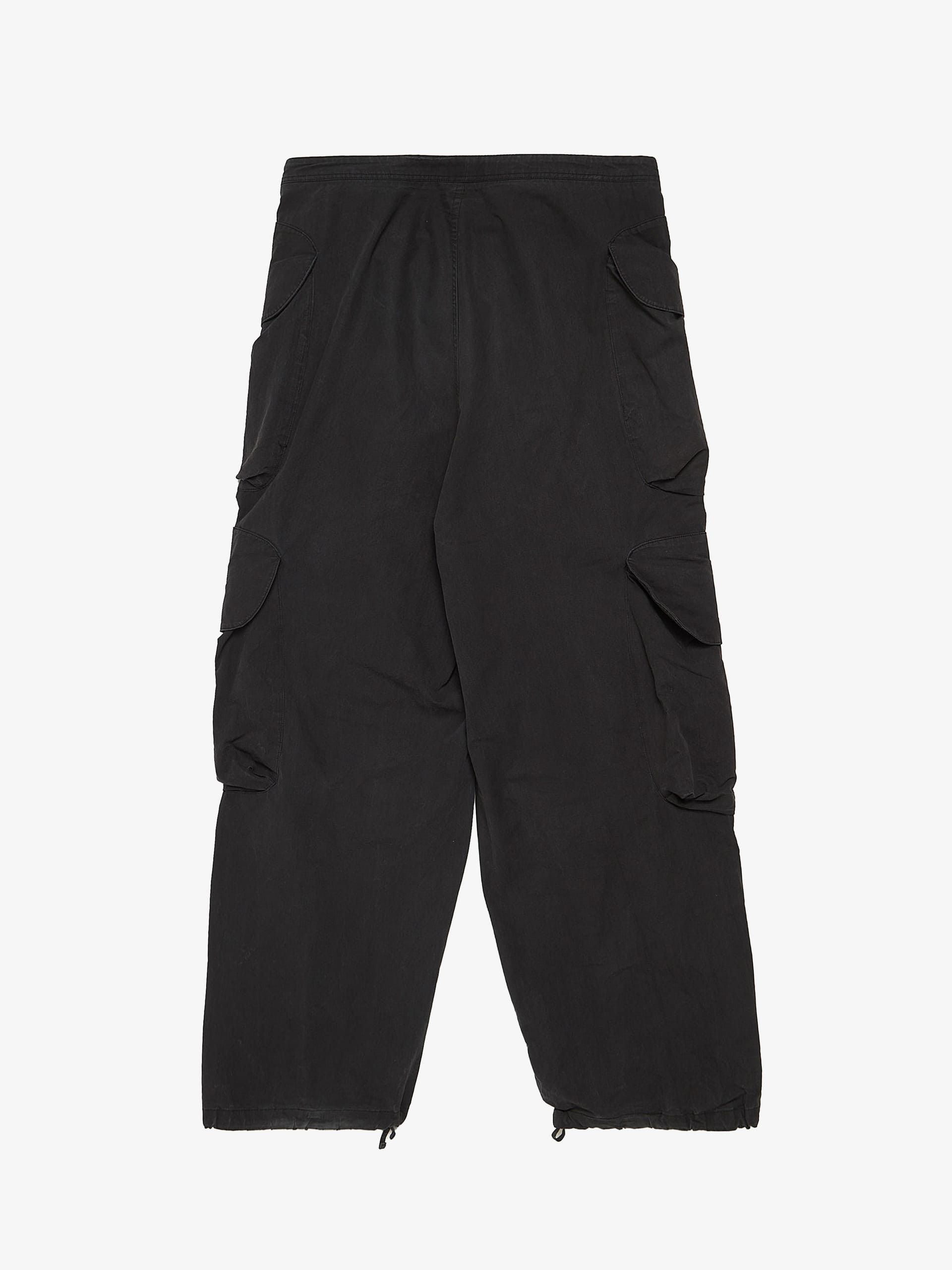 Entire Studios Black Cargo Buttoned Cotton Pants Size US 34 / EU 50 - 2 Thumbnail