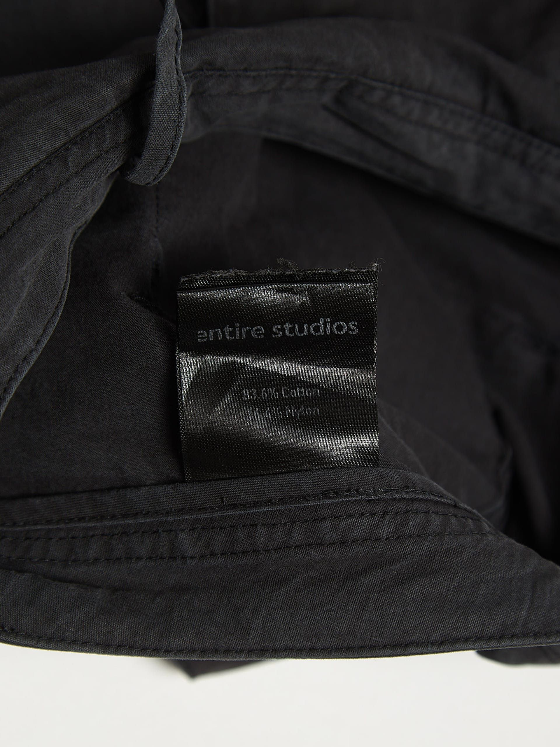 Entire Studios Black Cargo Buttoned Cotton Pants Size US 34 / EU 50 - 4 Thumbnail