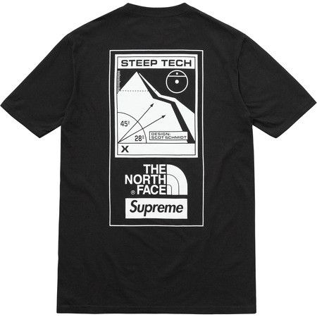 Tee shirt supreme the cheap north face