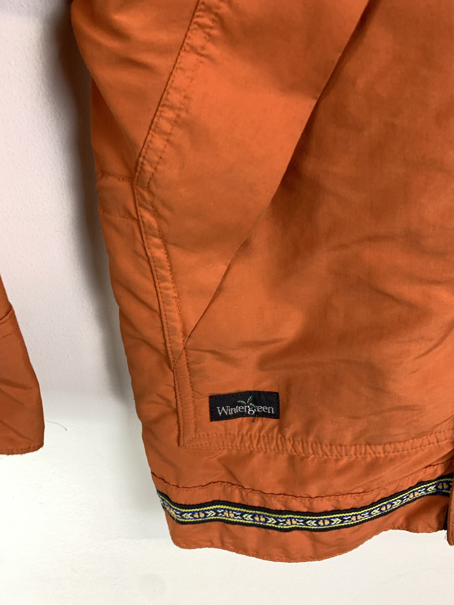 Vintage Vintage Wintergreen Jacket 1990s Wintergreen Orange Tape Zip Light Jacketr Size S Size US S / EU 44-46 / 1 - 3 Thumbnail