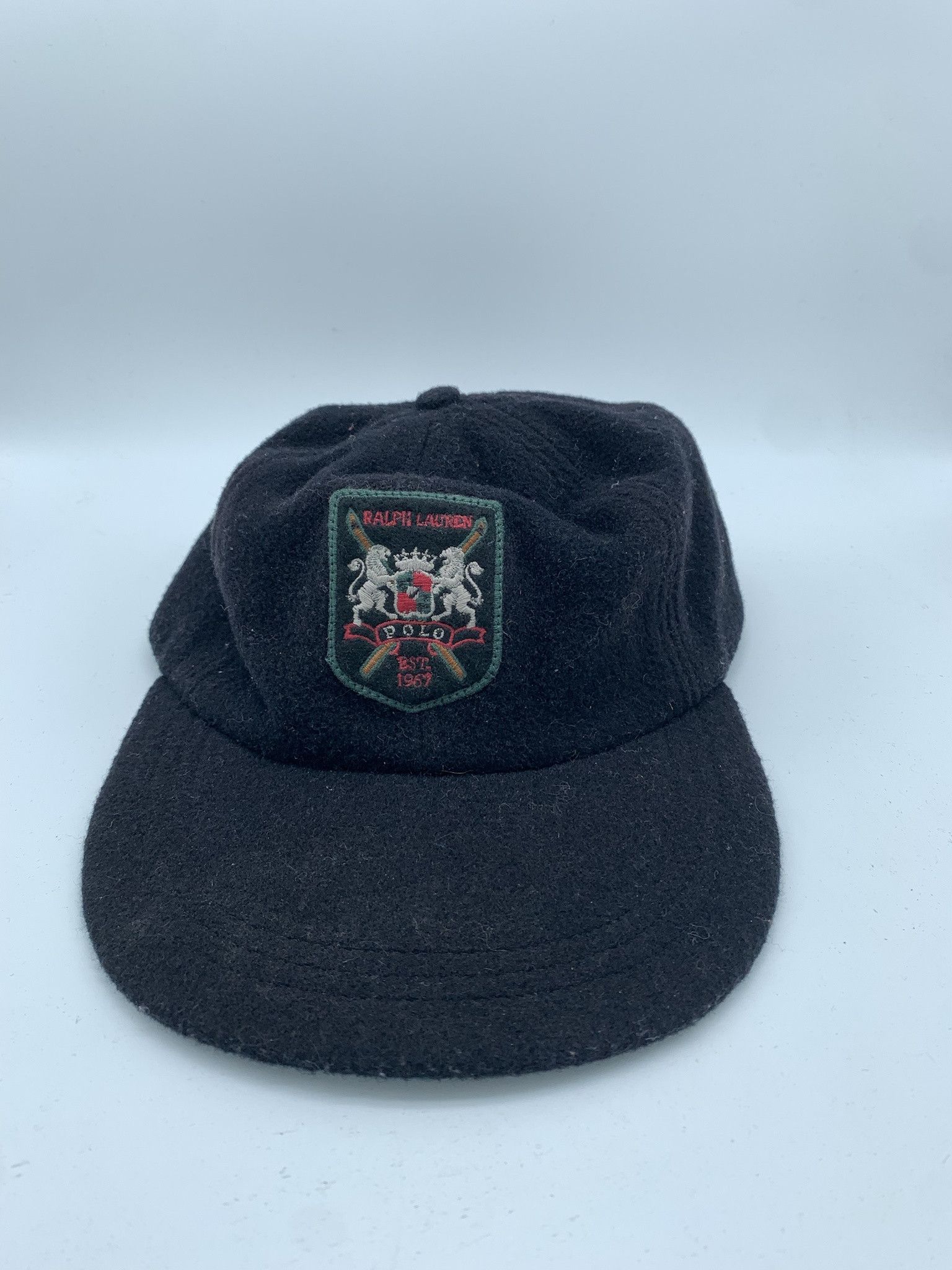 Polo Ralph Lauren × Vintage Vintage 1990s Polo Ralph lauren Wool Crest Very Rare Cap Size L Size ONE SIZE - 2 Thumbnail