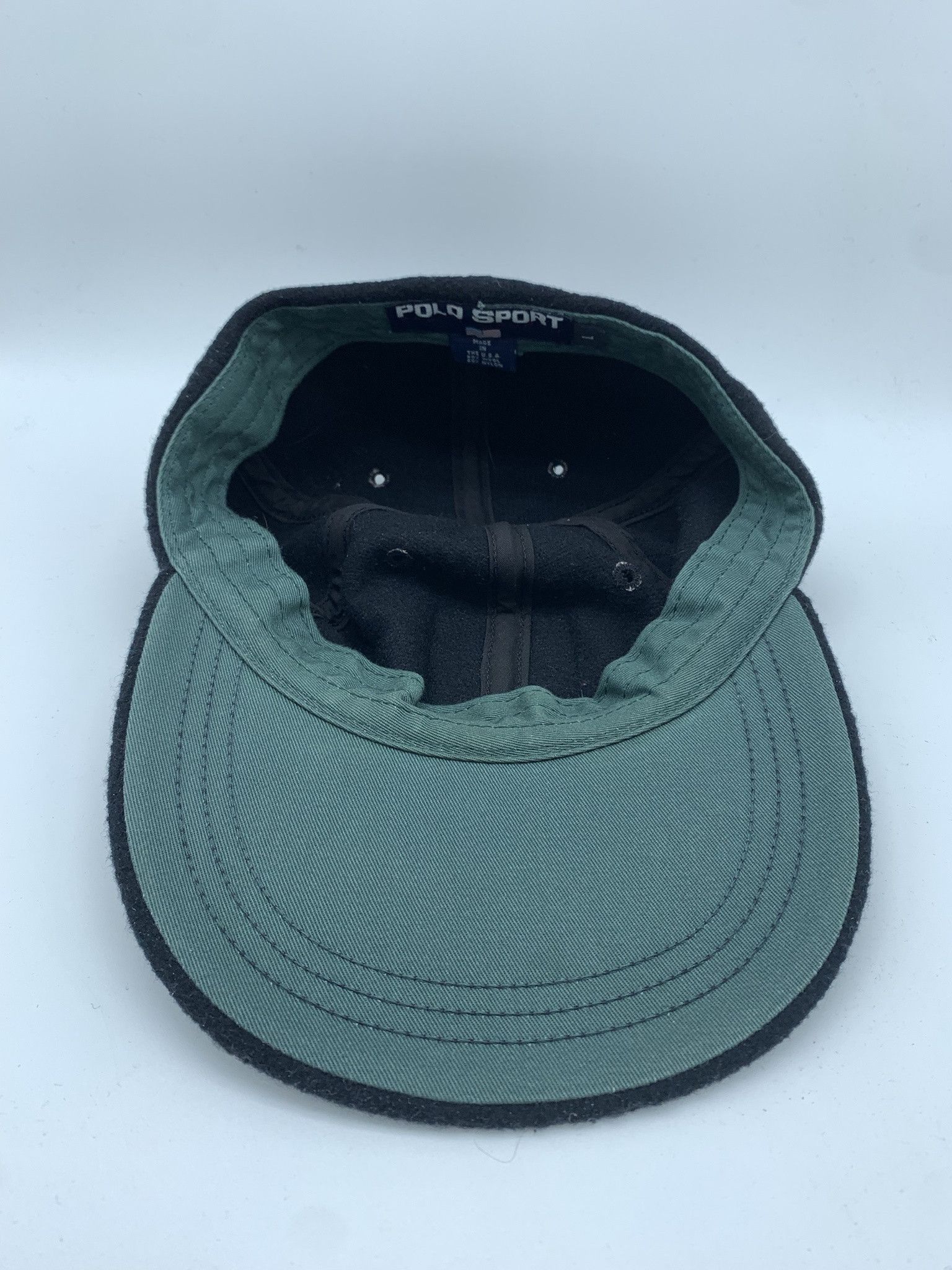 Polo Ralph Lauren × Vintage Vintage 1990s Polo Ralph lauren Wool Crest Very Rare Cap Size L Size ONE SIZE - 4 Thumbnail