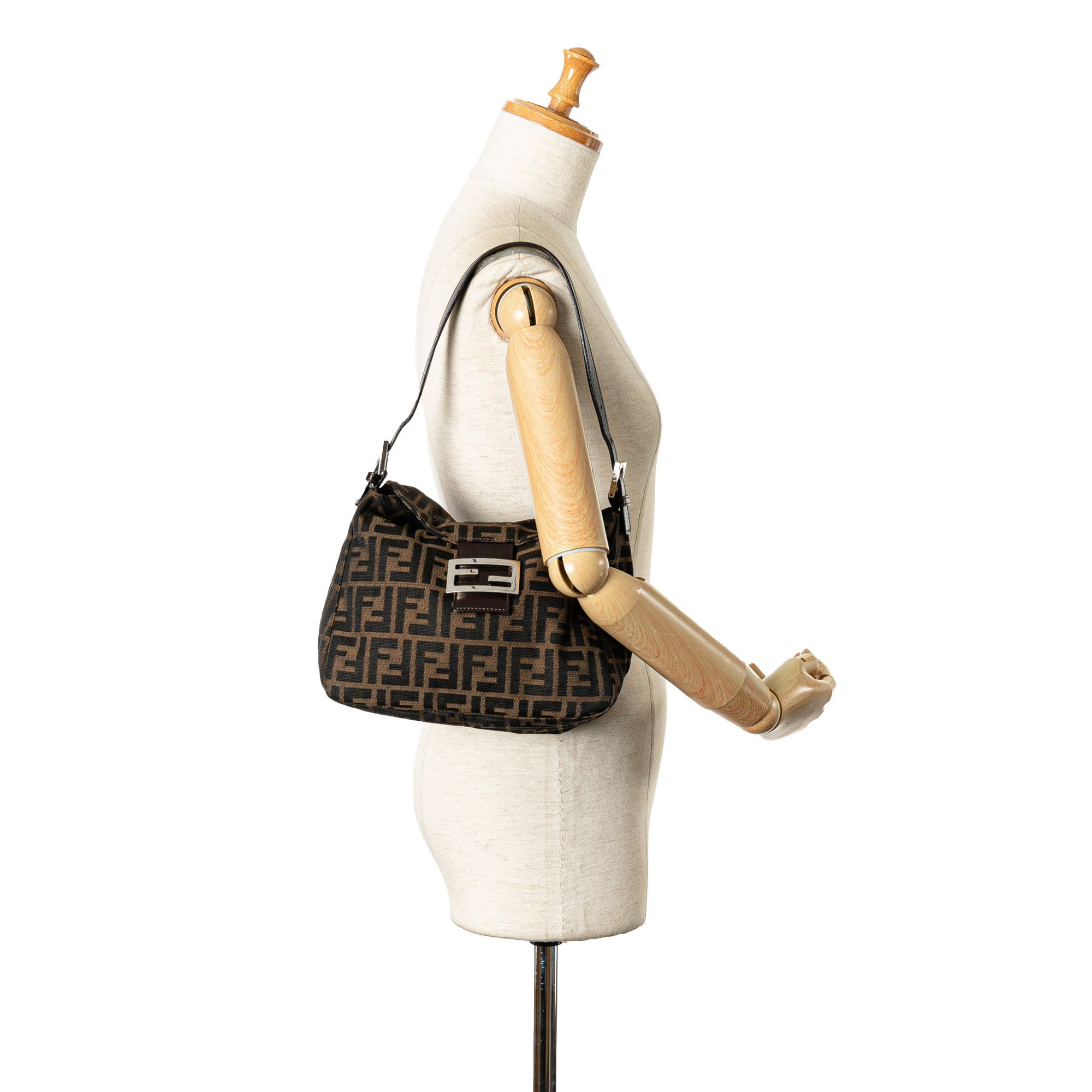 Fendi Fendi Zucca Canvas Double Flap Mamma Size ONE SIZE - 14 Thumbnail