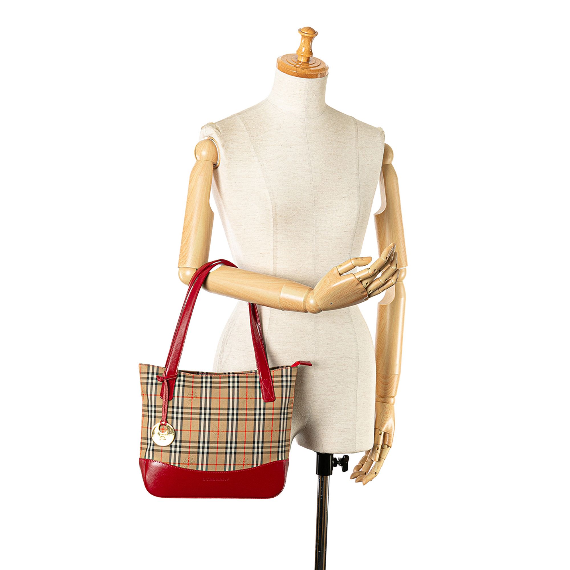 Burberry Burberry Haymarket Check Tote Size ONE SIZE - 11 Thumbnail
