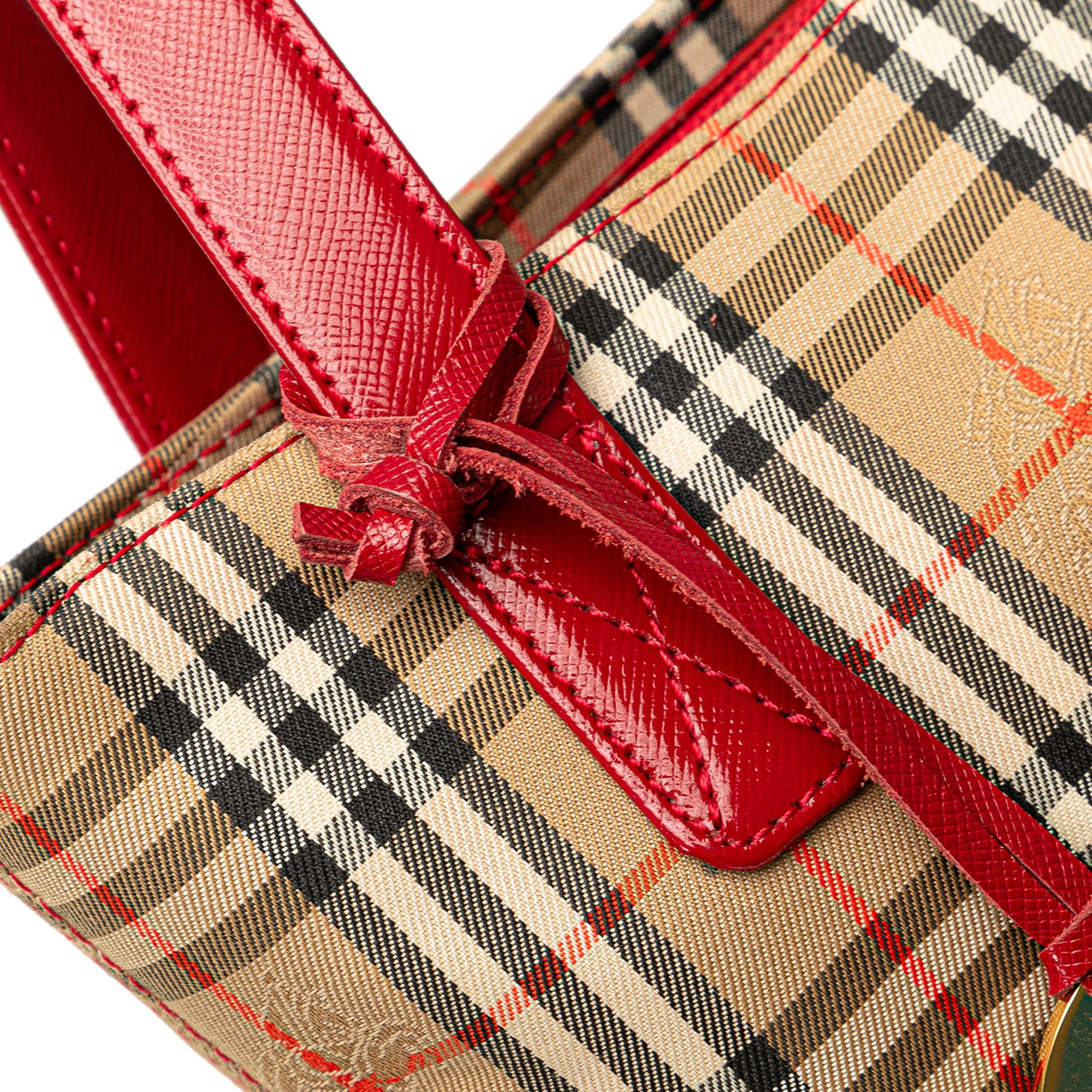 Burberry Burberry Haymarket Check Tote Size ONE SIZE - 9 Thumbnail