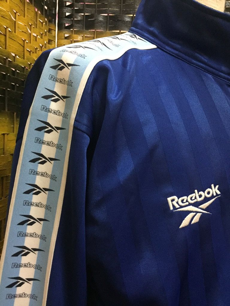 Reebok Vintage REEBOK stripe logo sweater (code:F) Size US XL / EU 56 / 4 - 5 Thumbnail