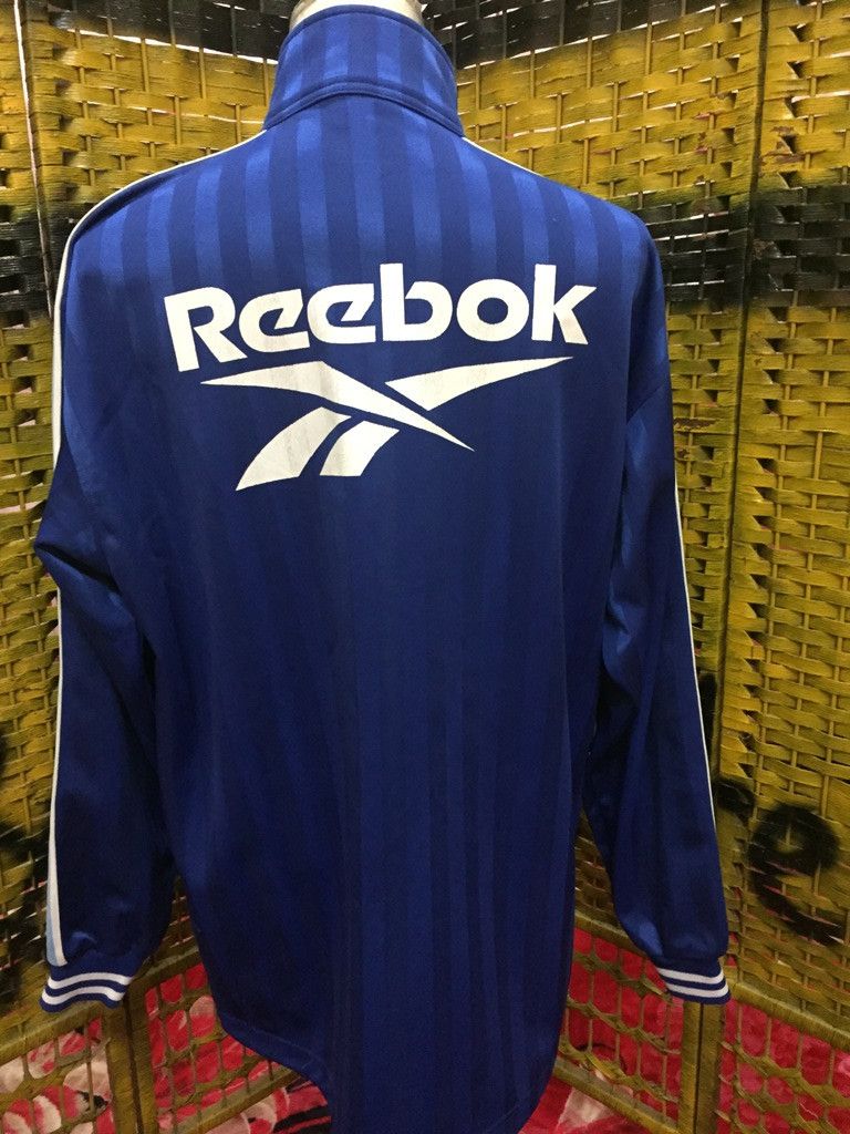 Reebok Vintage REEBOK stripe logo sweater (code:F) Size US XL / EU 56 / 4 - 1 Thumbnail