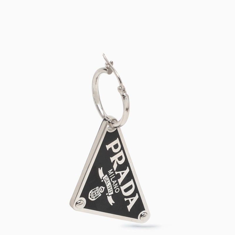 Prada Prada Black Symbole Pendant Single Earring Grailed