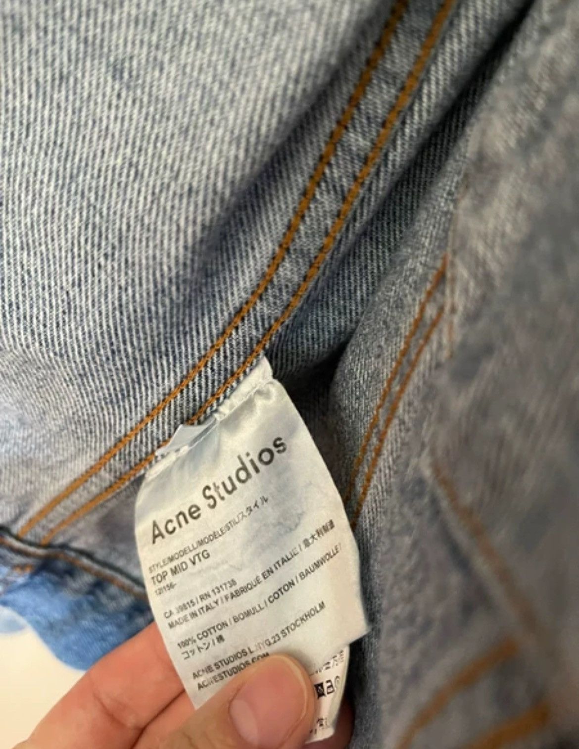 Acne Studios Acne studios denim jacket - DMC Size US M / EU 48-50 / 2 - 8 Thumbnail